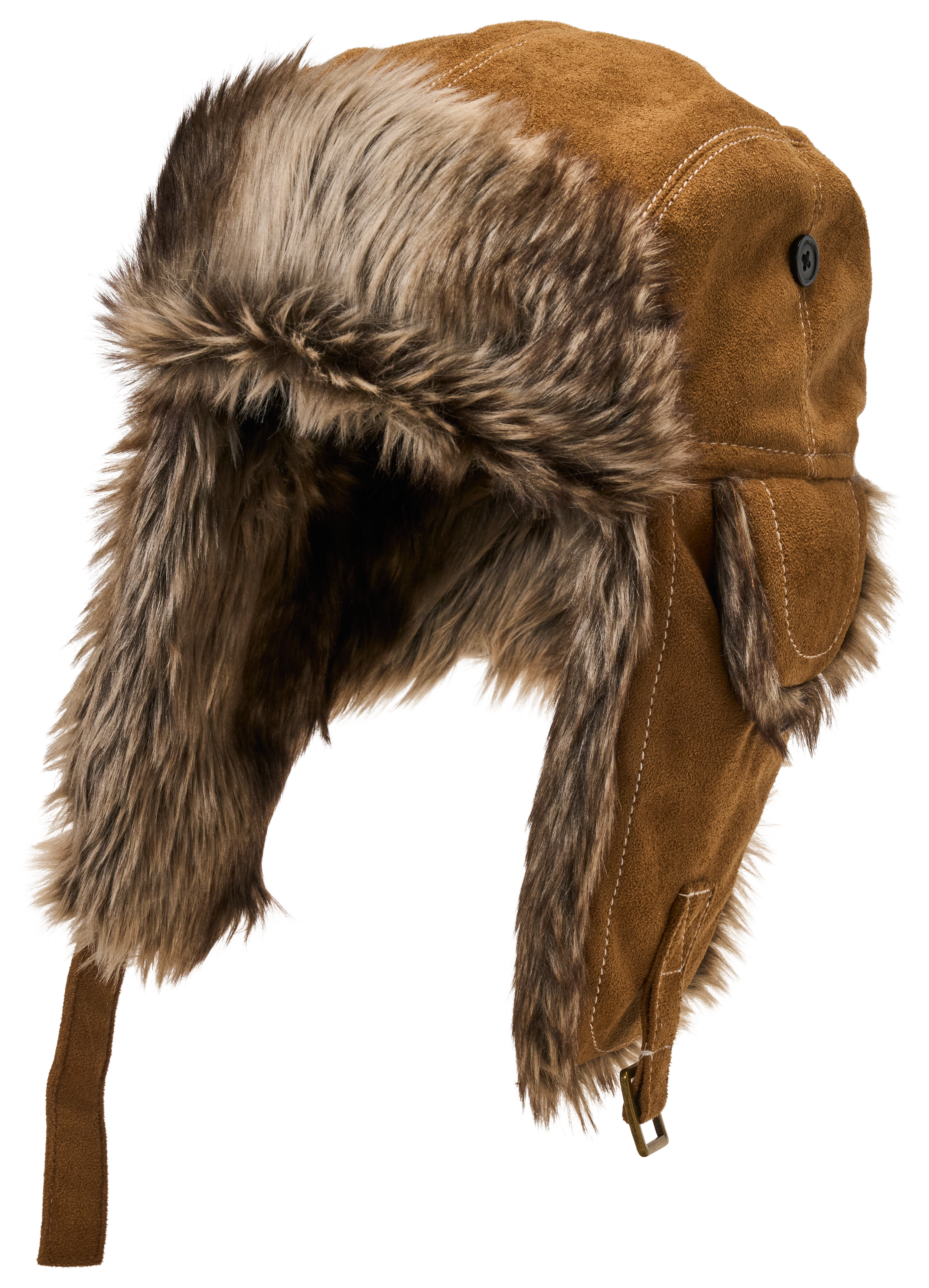 Image of Natural Reflections Faux-Suede Trapper Hat