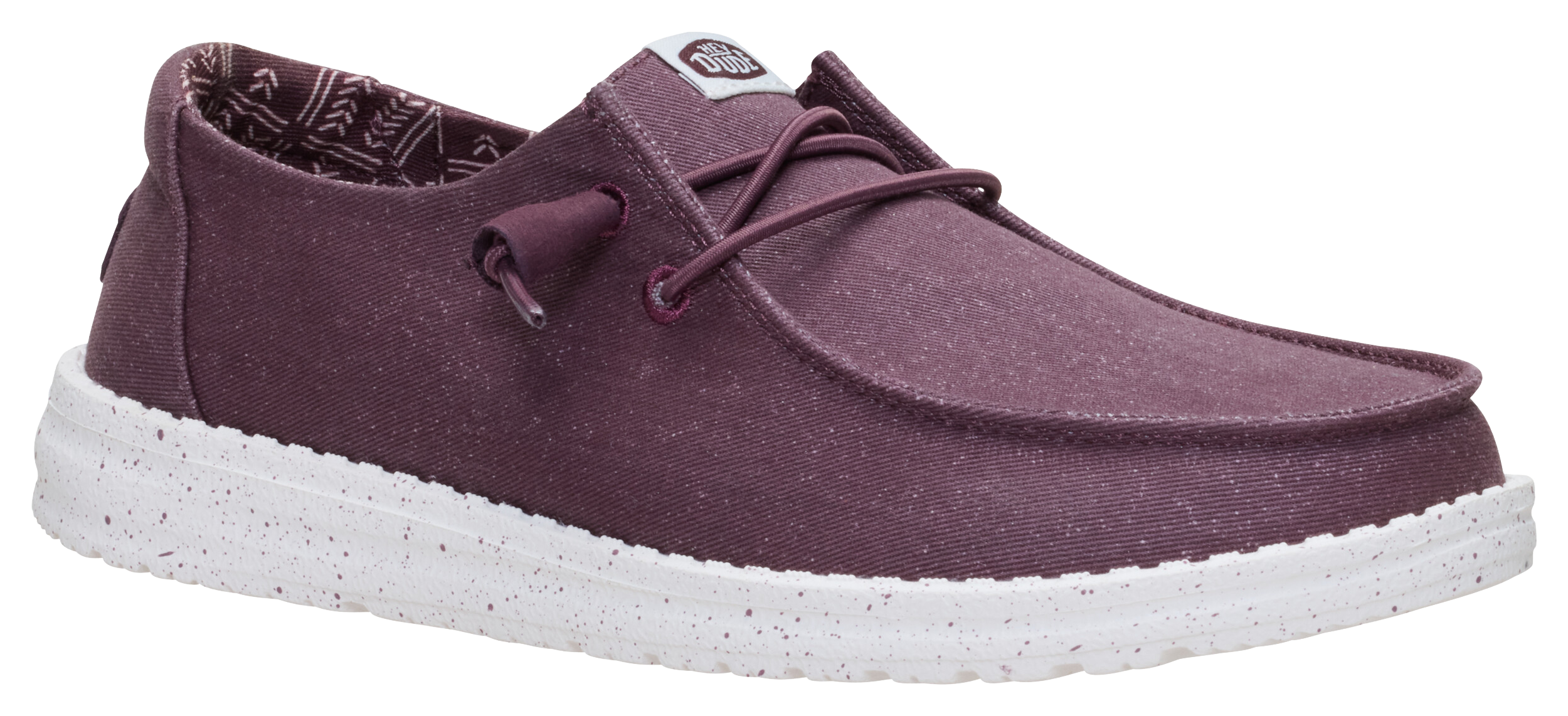 Image of HEYDUDE Wendy Stretch Canvas Shoes for Women - Huckleberry