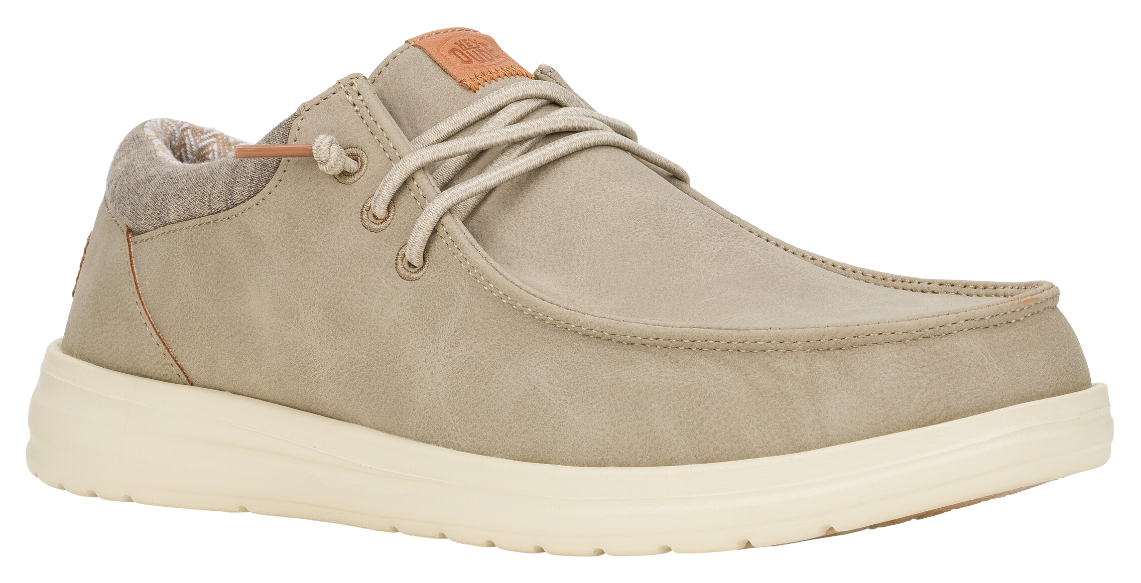Image of HEYDUDE Paul Classic Casual Shoes for Men - Taupe Grey