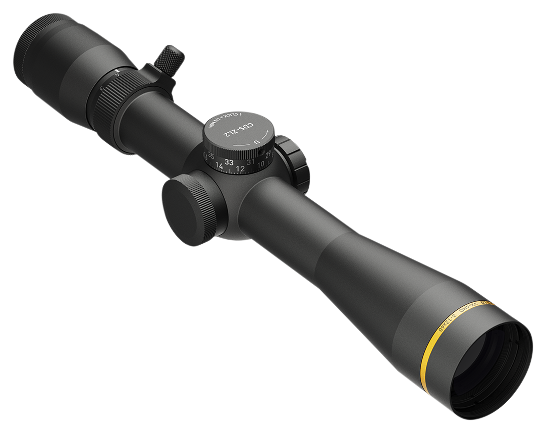 Image of Leupold VX-4HD CDS-ZL2 Rifle Scope with Custom Dial System - 3-12x40mm - FireDot Twilight Hunter - Red
