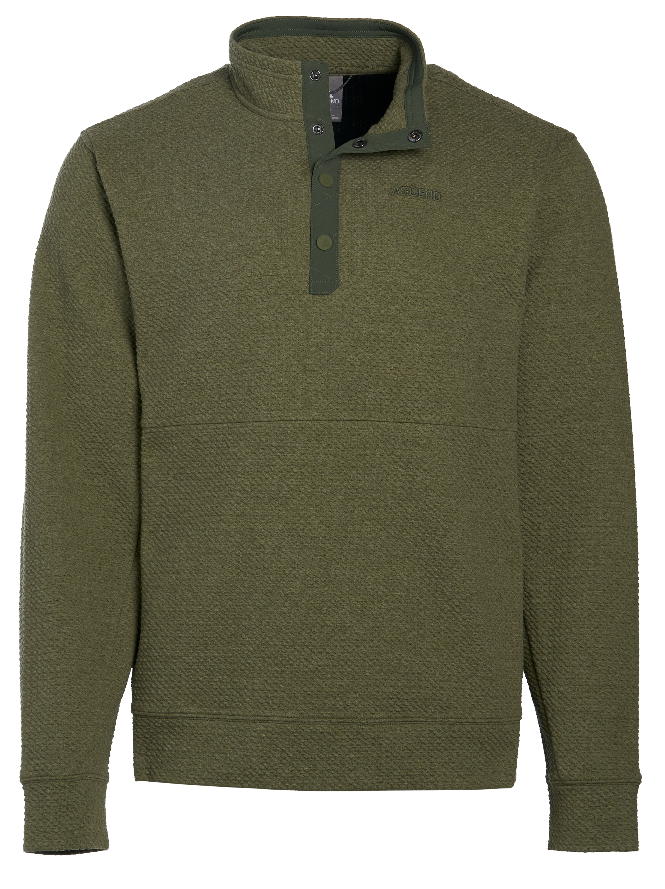 Image of Ascend Corriendo Quarter-Snap Pullover - Four Leaf Clover