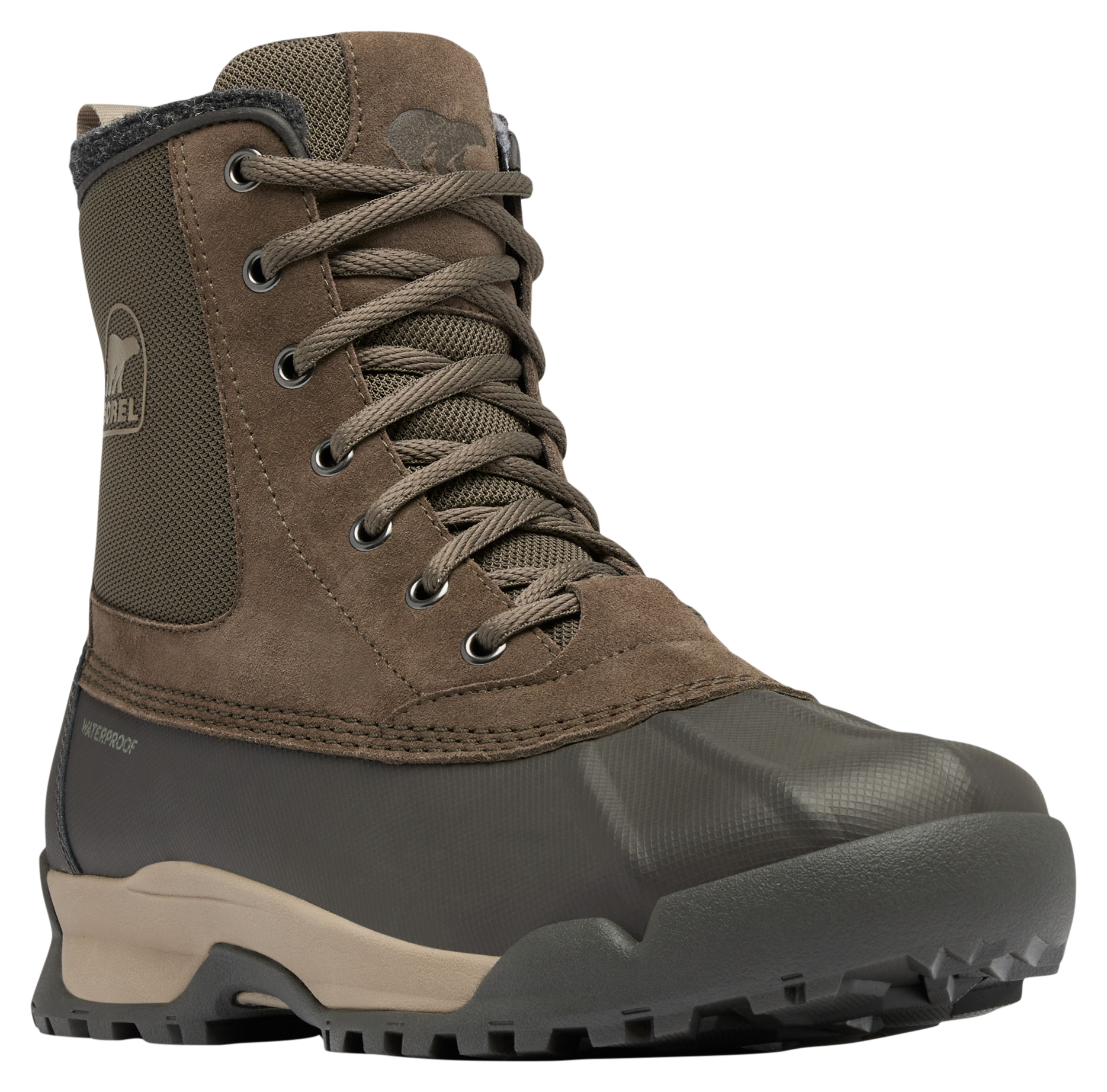 Sorel Sorel Buxton Lite Insulated Waterproof Winter Boots for Men - Major/Jet - $150.00 at Bass Pro Shops