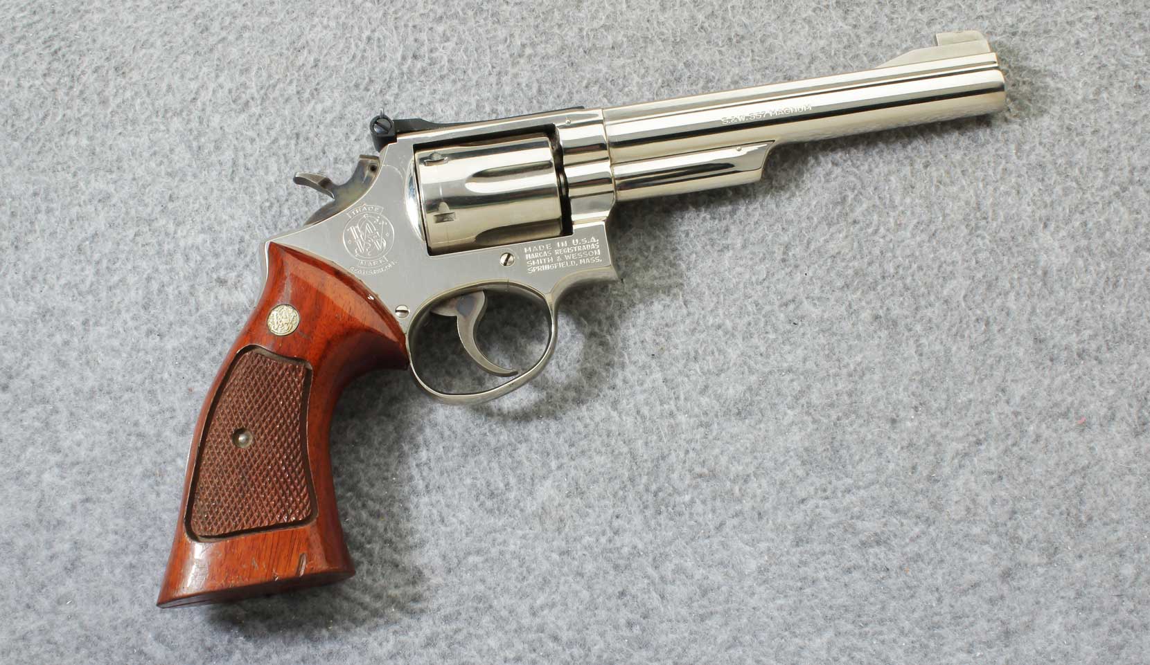 Smith & Wesson ~ Model 19-3 Nickel 6 Inch ~ .357 Magnum - Bass Pro Shops
