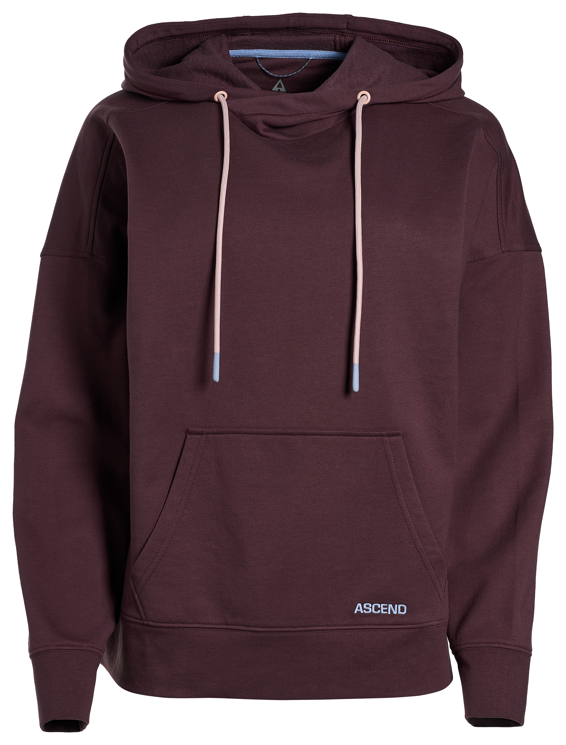 Image of Ascend To And Fro Cross-Neck Hoodie - Huckleberry