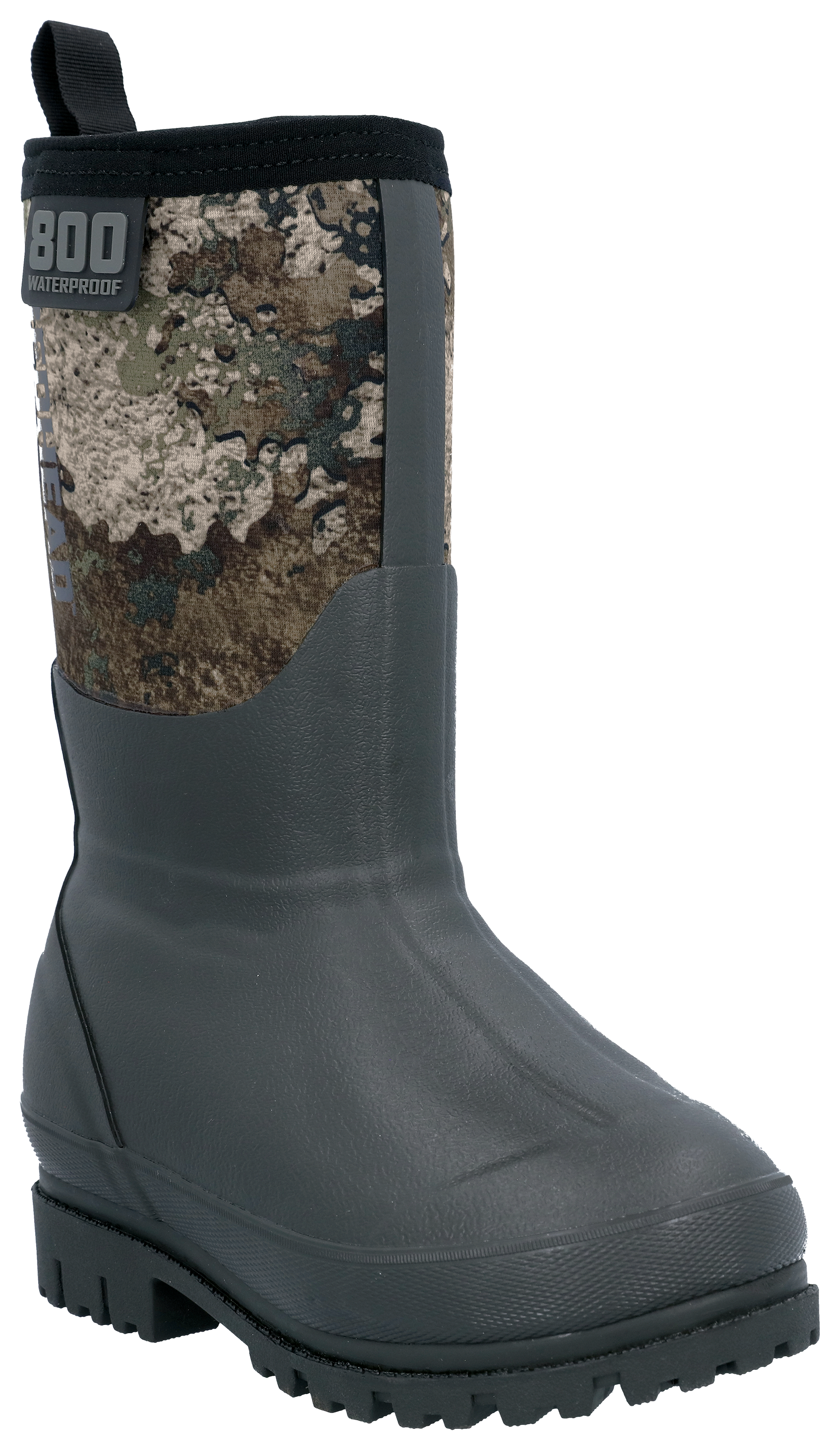 RedHead Expedition 800 Insulated Rubber Boots for Kids - True Timber Strata