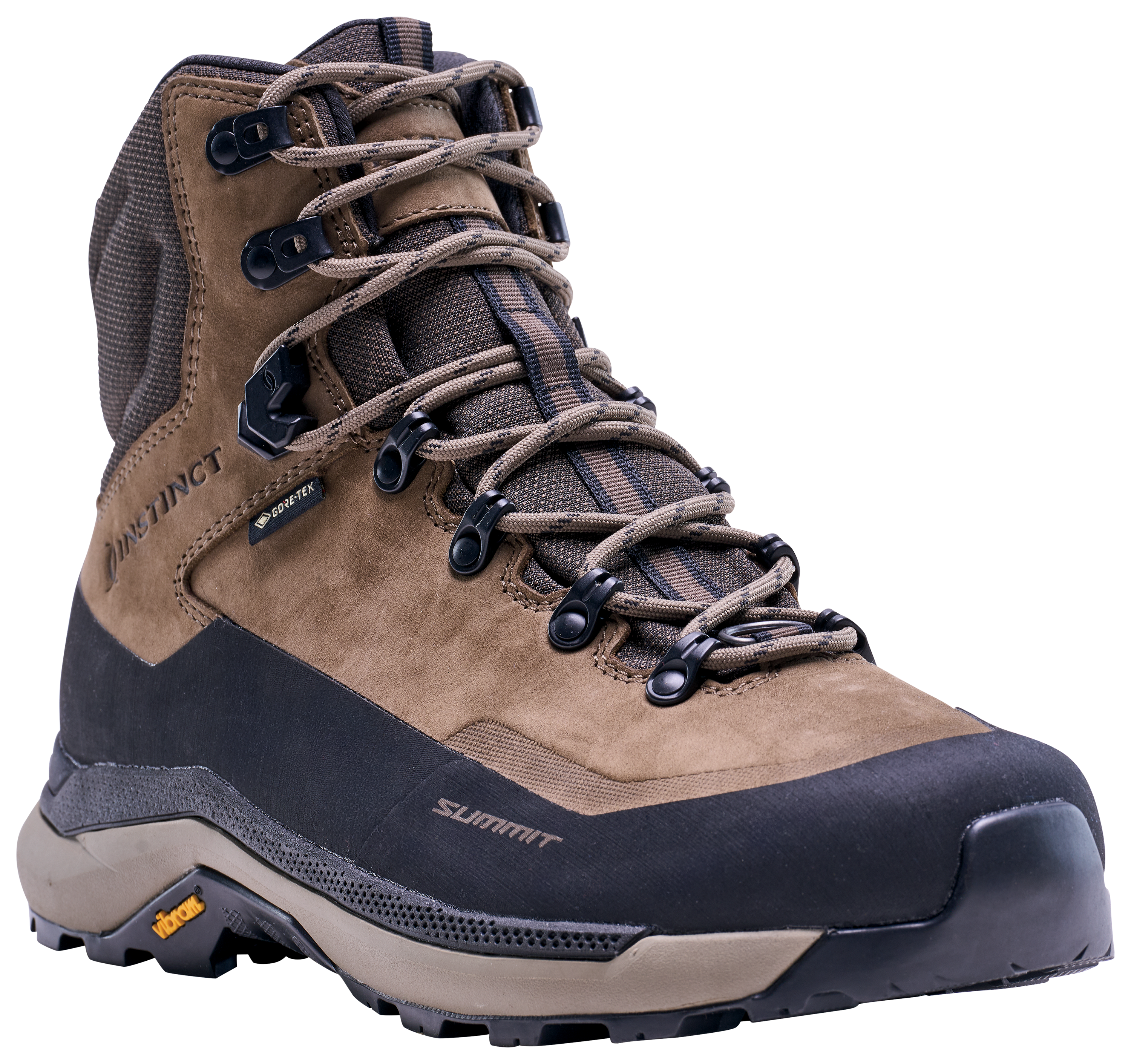 Image of Cabela's Instinct Summit Runner GTX Hunting Boots for Men - Brunette/Black
