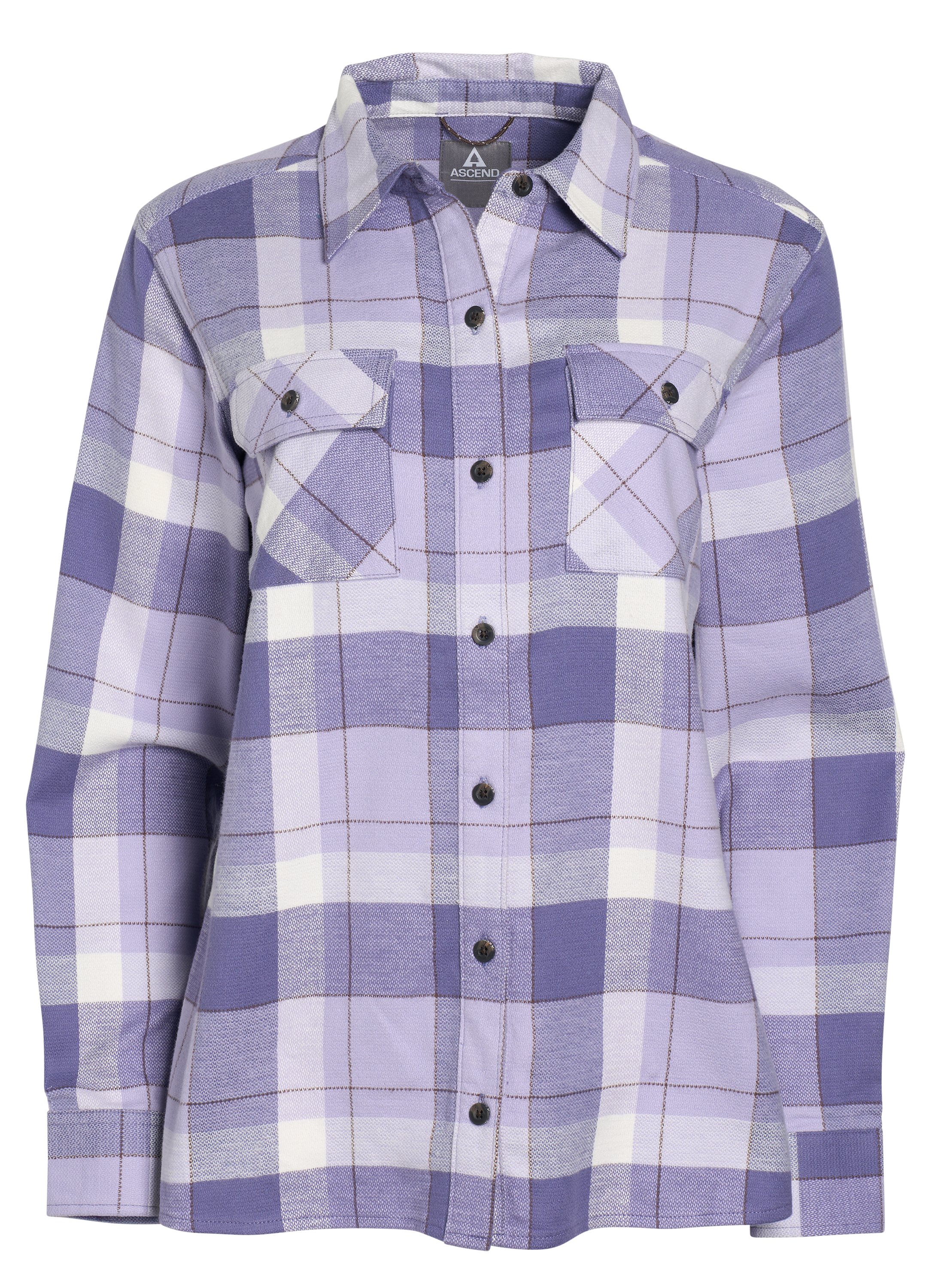 Image of Ascend Finn Organic Cotton Long-Sleeve Shirt - Heirloom Lilac