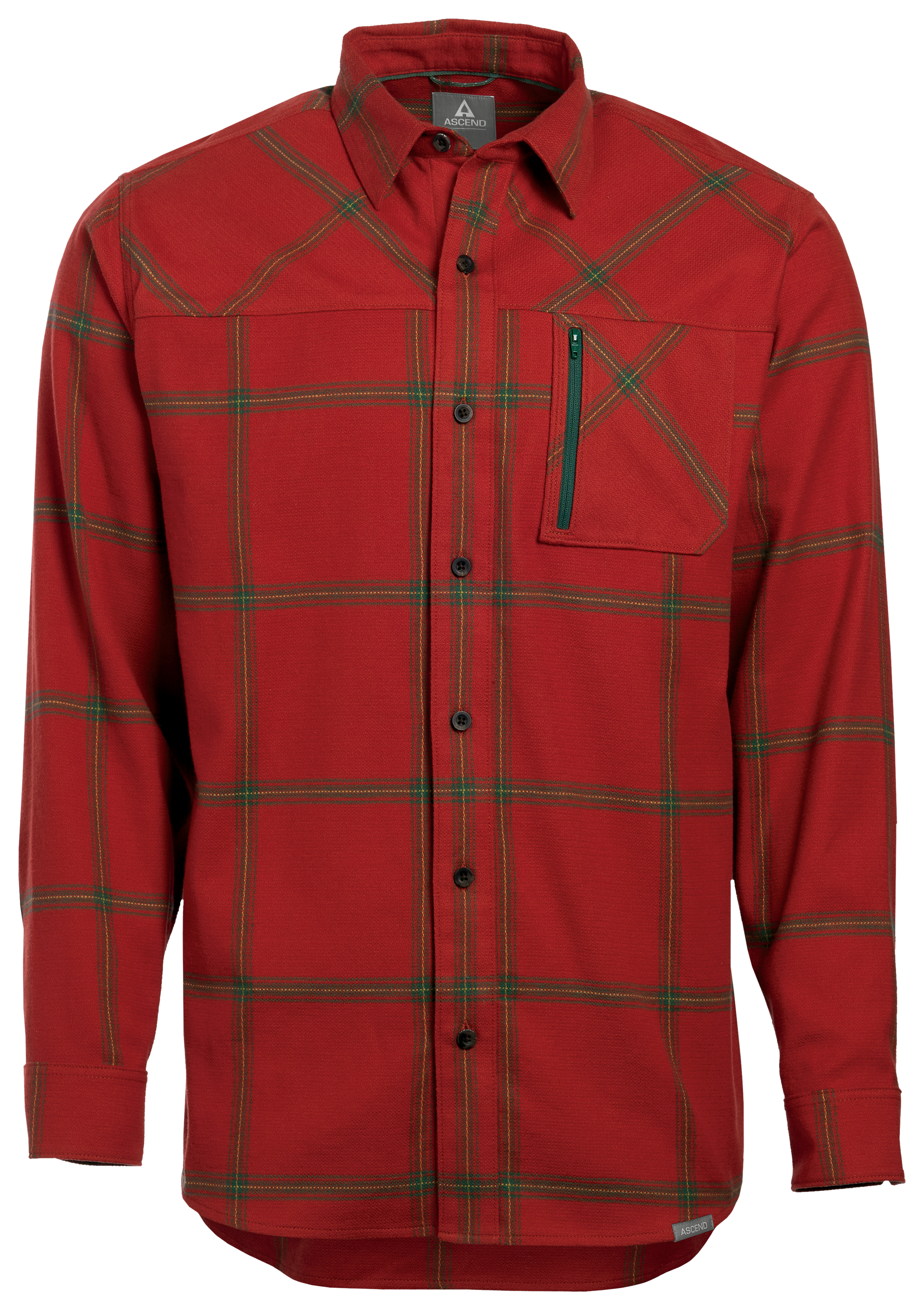 Image of Ascend Finn Button-Up Long-Sleeve Shirt - Bossa Nova