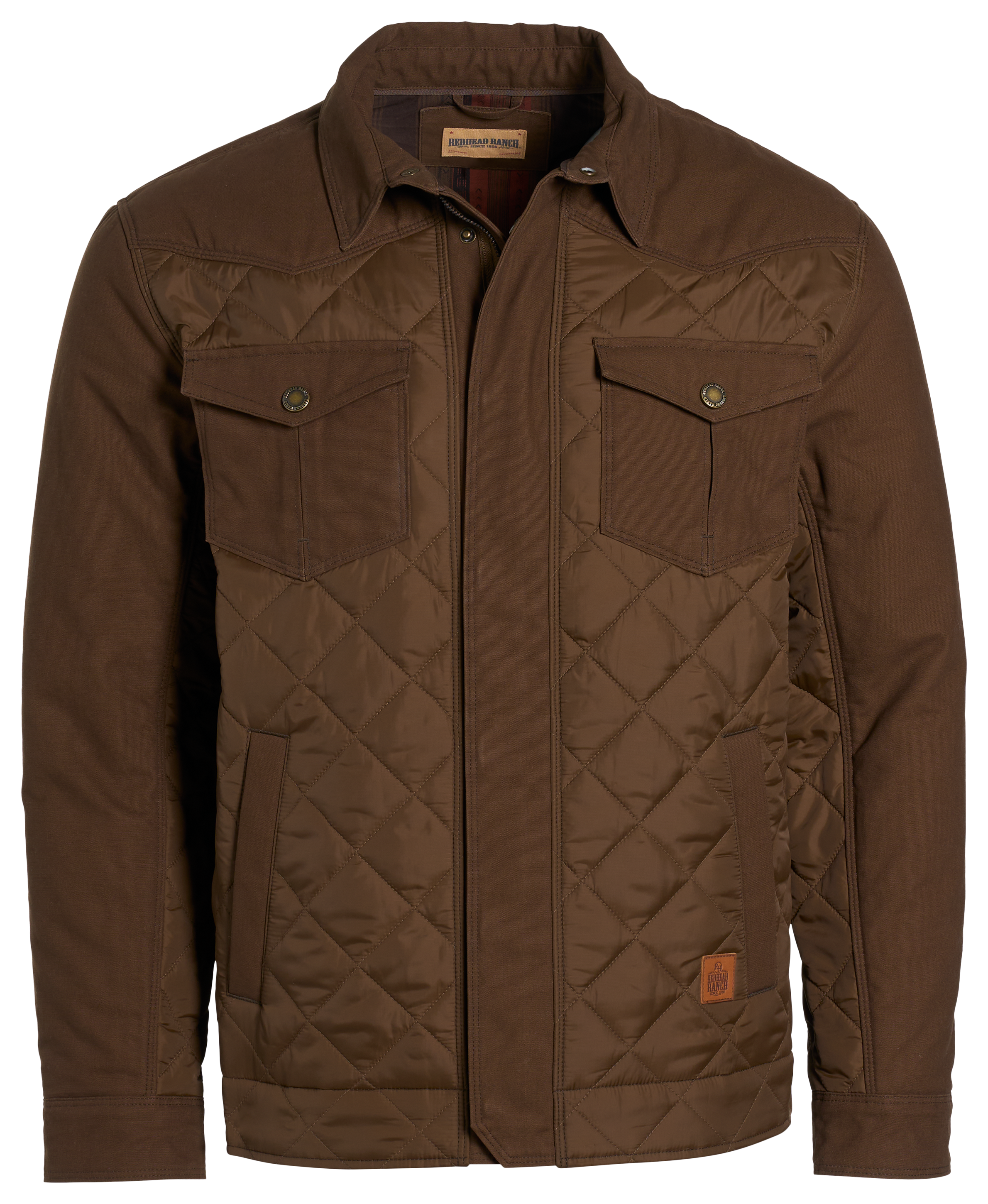 Image of RedHead Ranch Wilson's Creek Quilted Jacket - Dark Earth