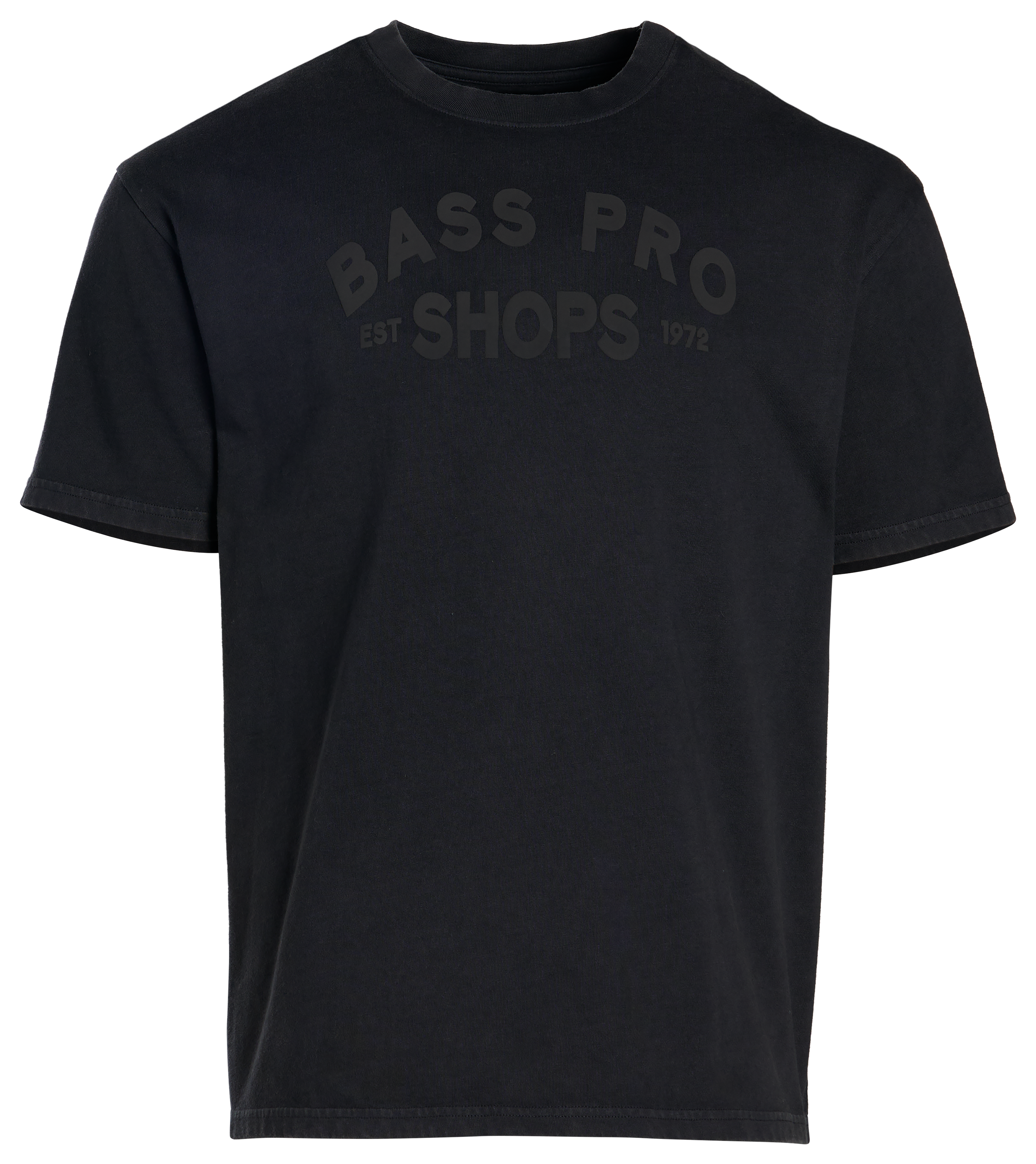 Image of Bass Pro Shops Est. 1972 Raised Graphic Short-Sleeve T-Shirt - Black