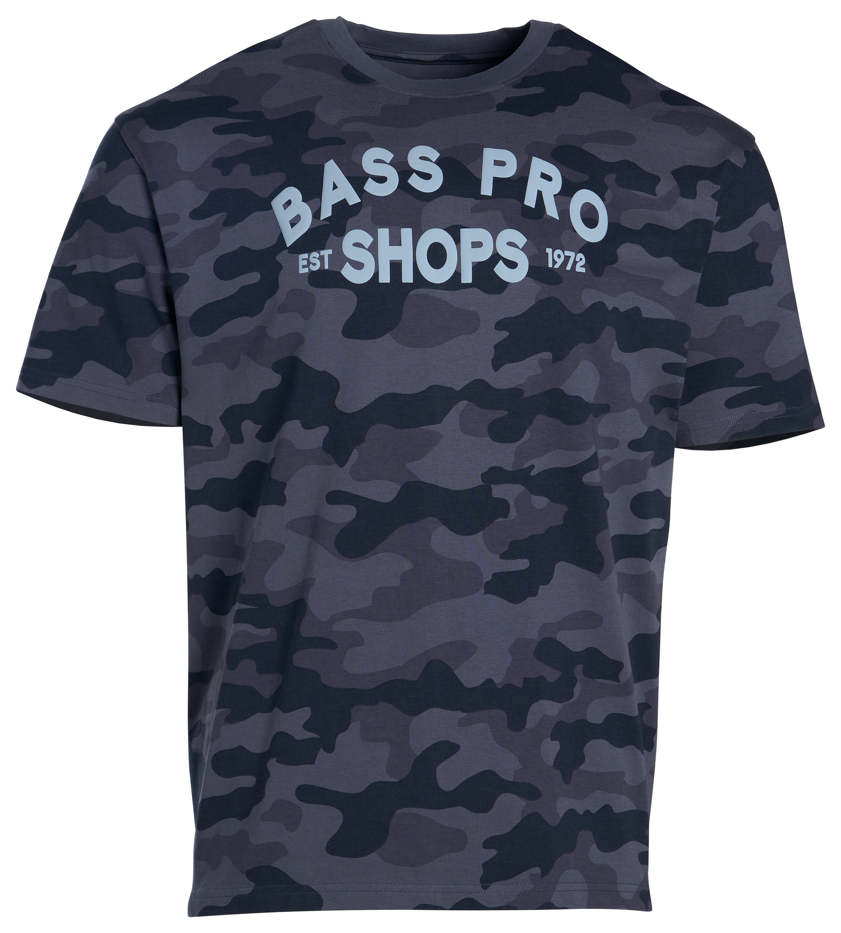 Image of Bass Pro Shops Est. 1972 Raised Graphic Short-Sleeve T-Shirt - Navy Camo