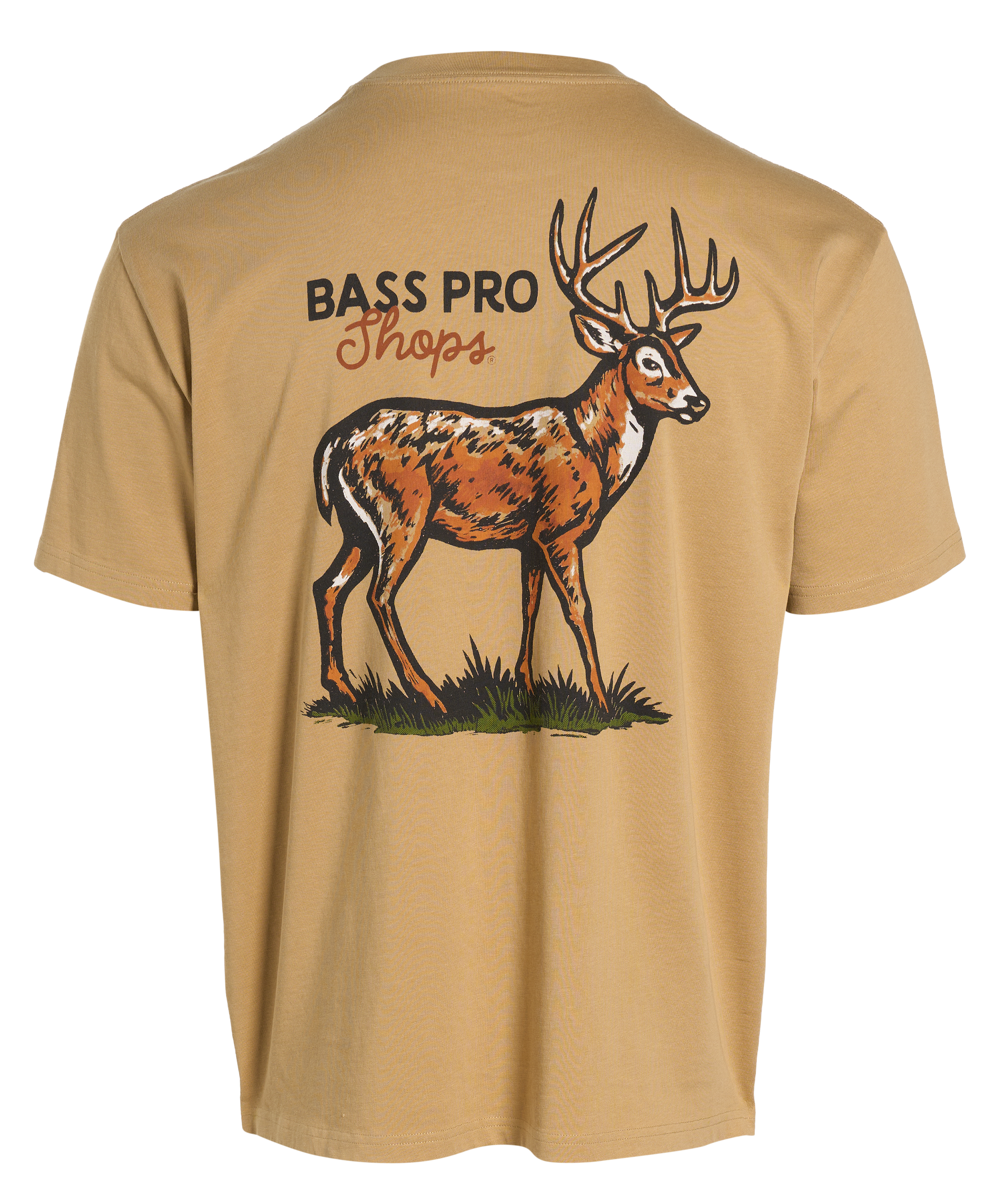 Bass Pro Shops Bass Pro Shops Deer Logo Short-Sleeve T-Shirt - Sand - $29.99 at Bass Pro Shops