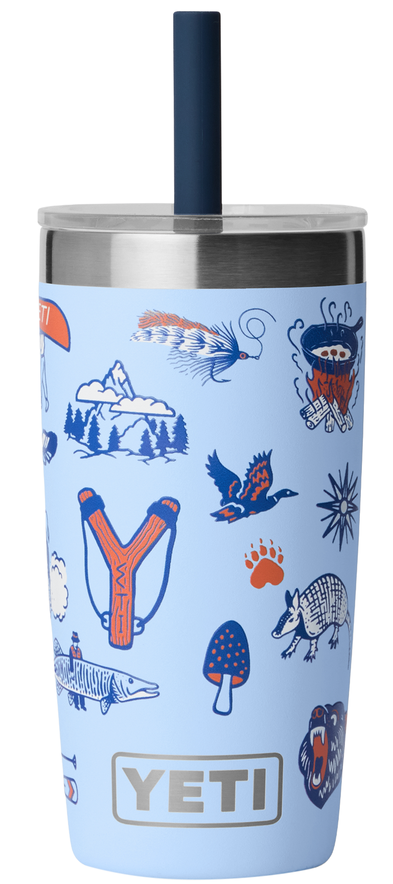Image of YETI Rambler Jr. 10-Oz. Tumbler with Straw Lid - Big Sky Summer Camp