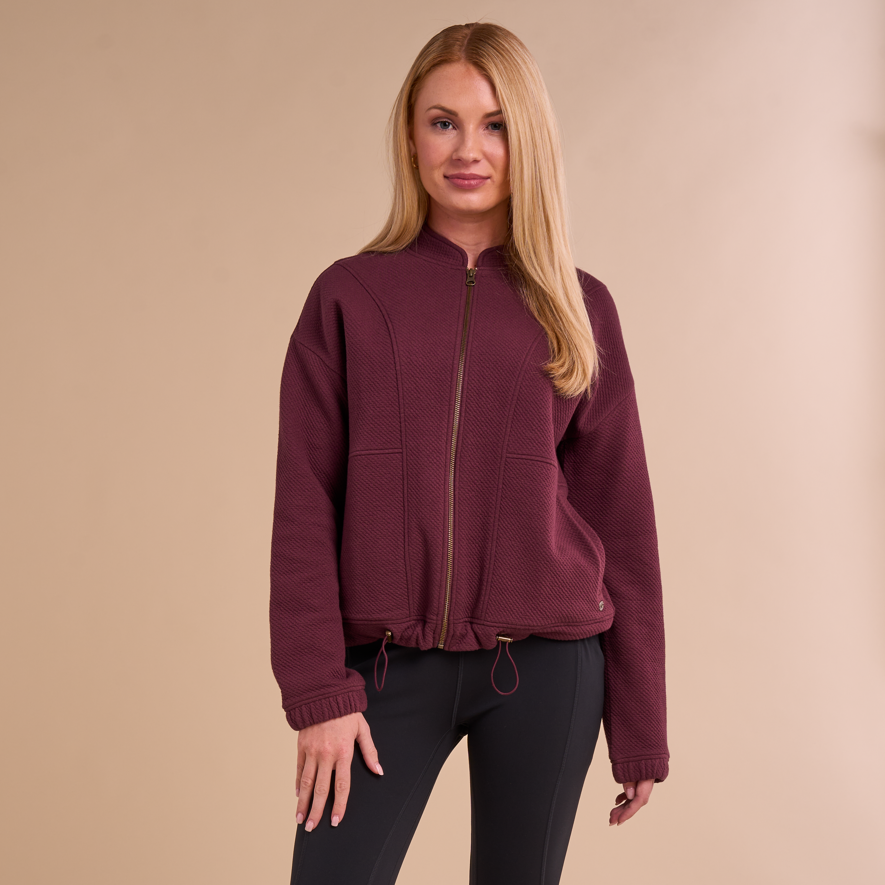 Image of Natural Reflections Crest Quilted Jacket