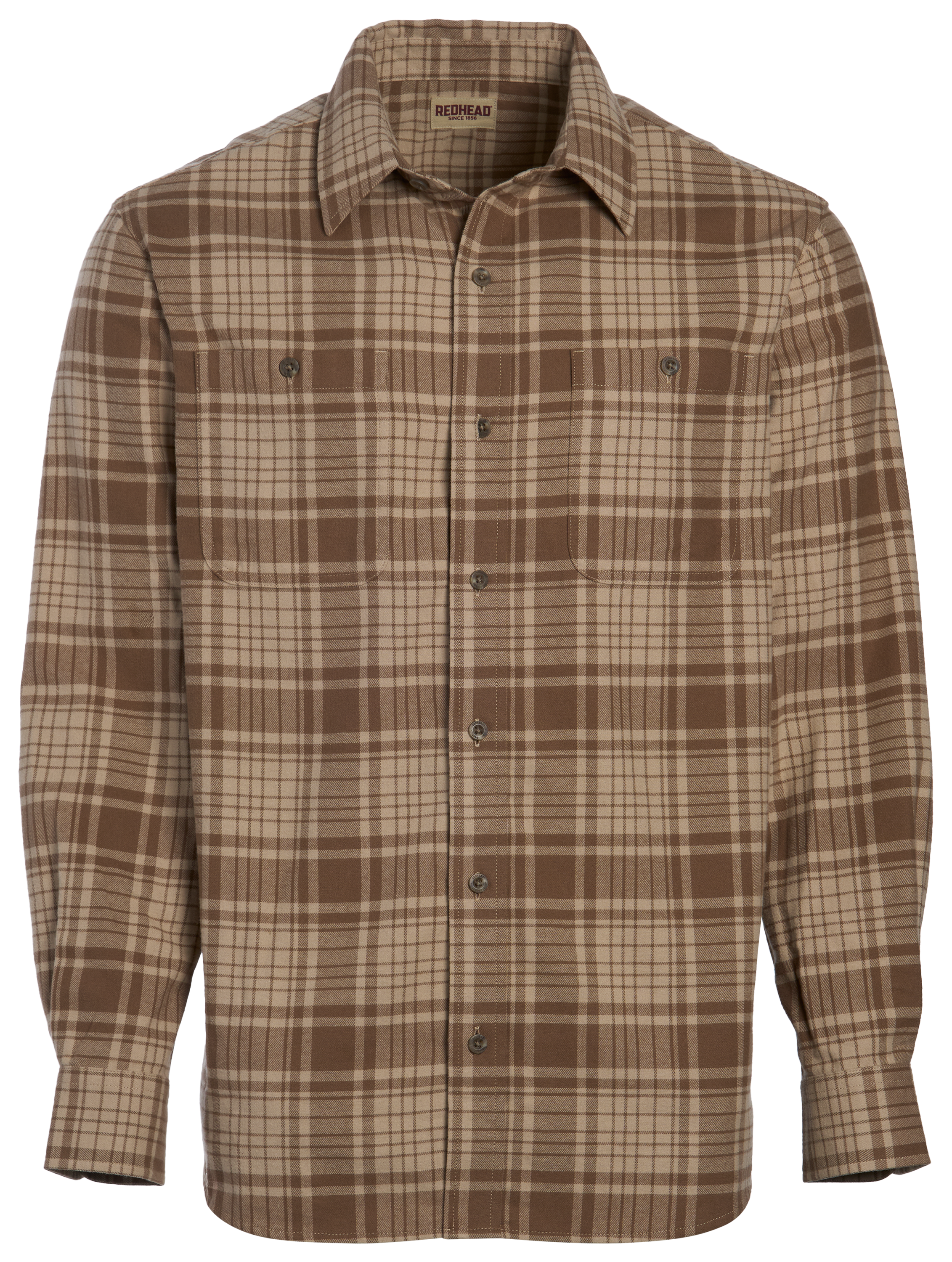 Image of RedHead Ozark Mountain Flannel Long-Sleeve Button-Down Shirt