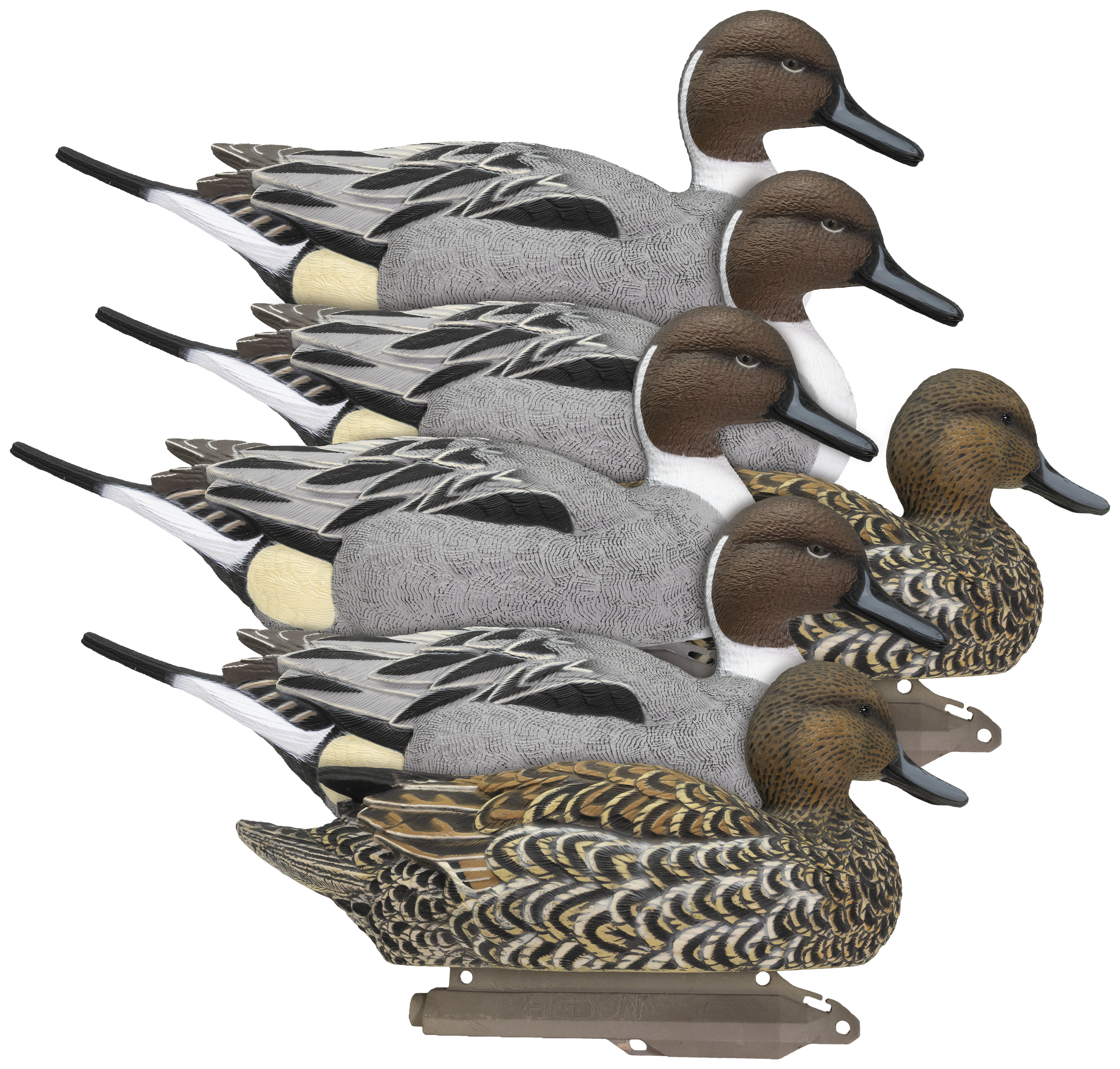 Image of Higdon Outdoors Legacy Magnum Pintail Foam-Filled Duck Decoy 6-Pack