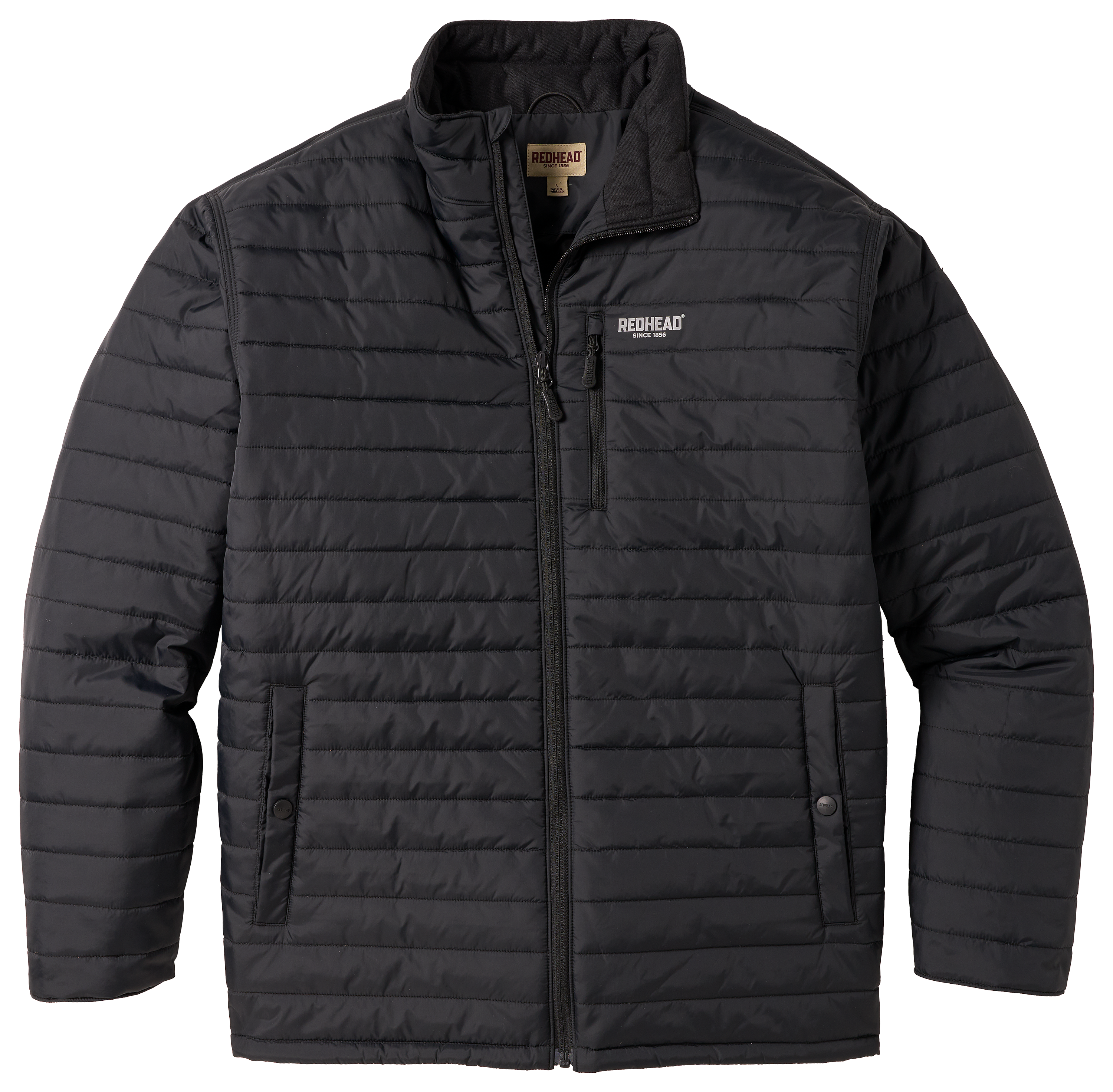 Image of RedHead Full-Zip Puffer Jacket - Black