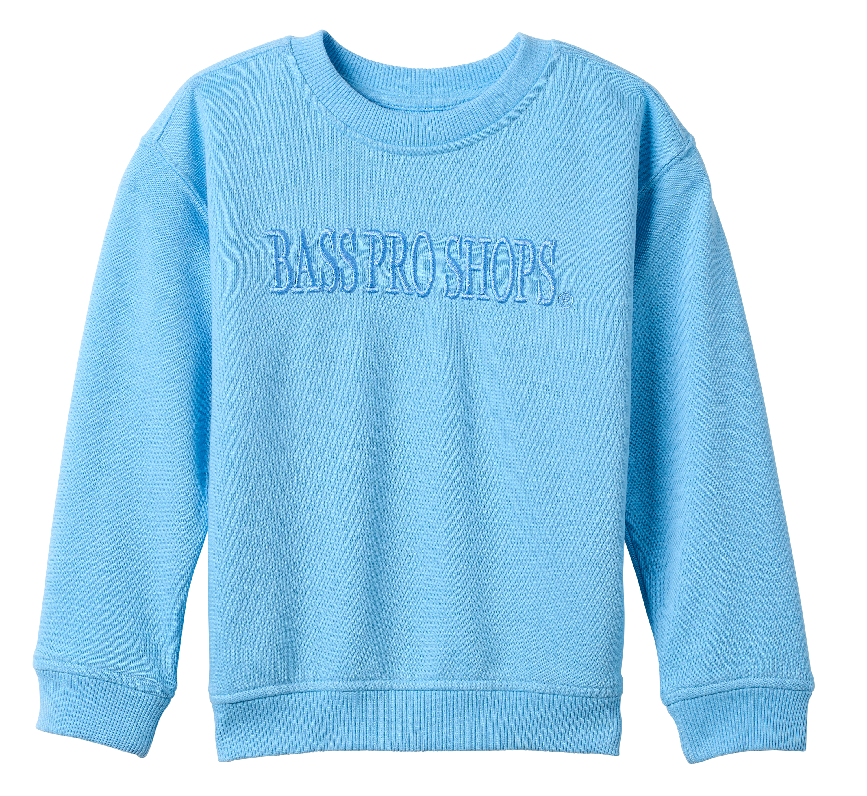 Image of Bass Pro Shops Embroidered Logo Sweatshirt for Toddlers - Baltic Sea