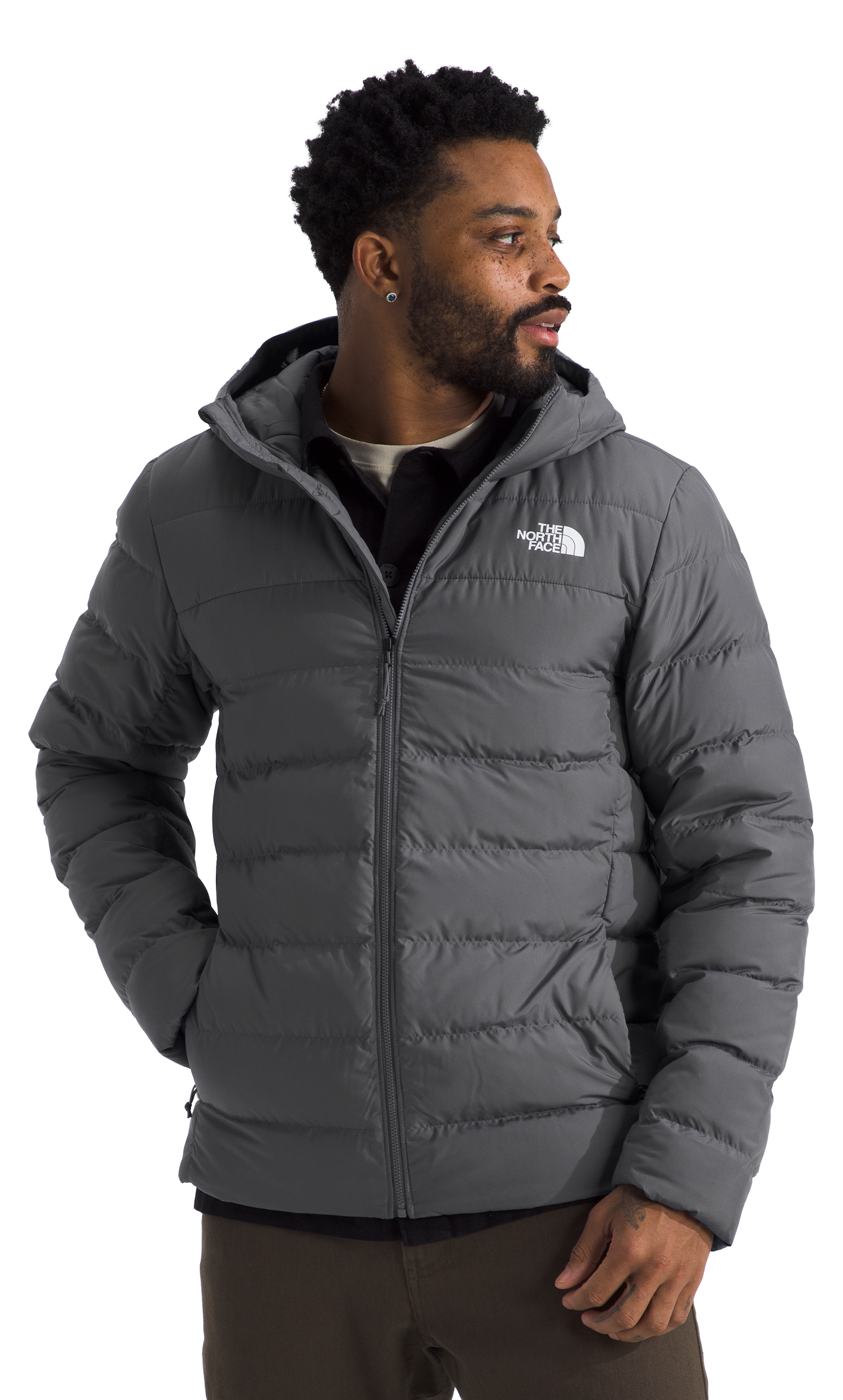 Image of The North Face Men's Aconcagua 3 Hoodie - Smoked Pearl - L