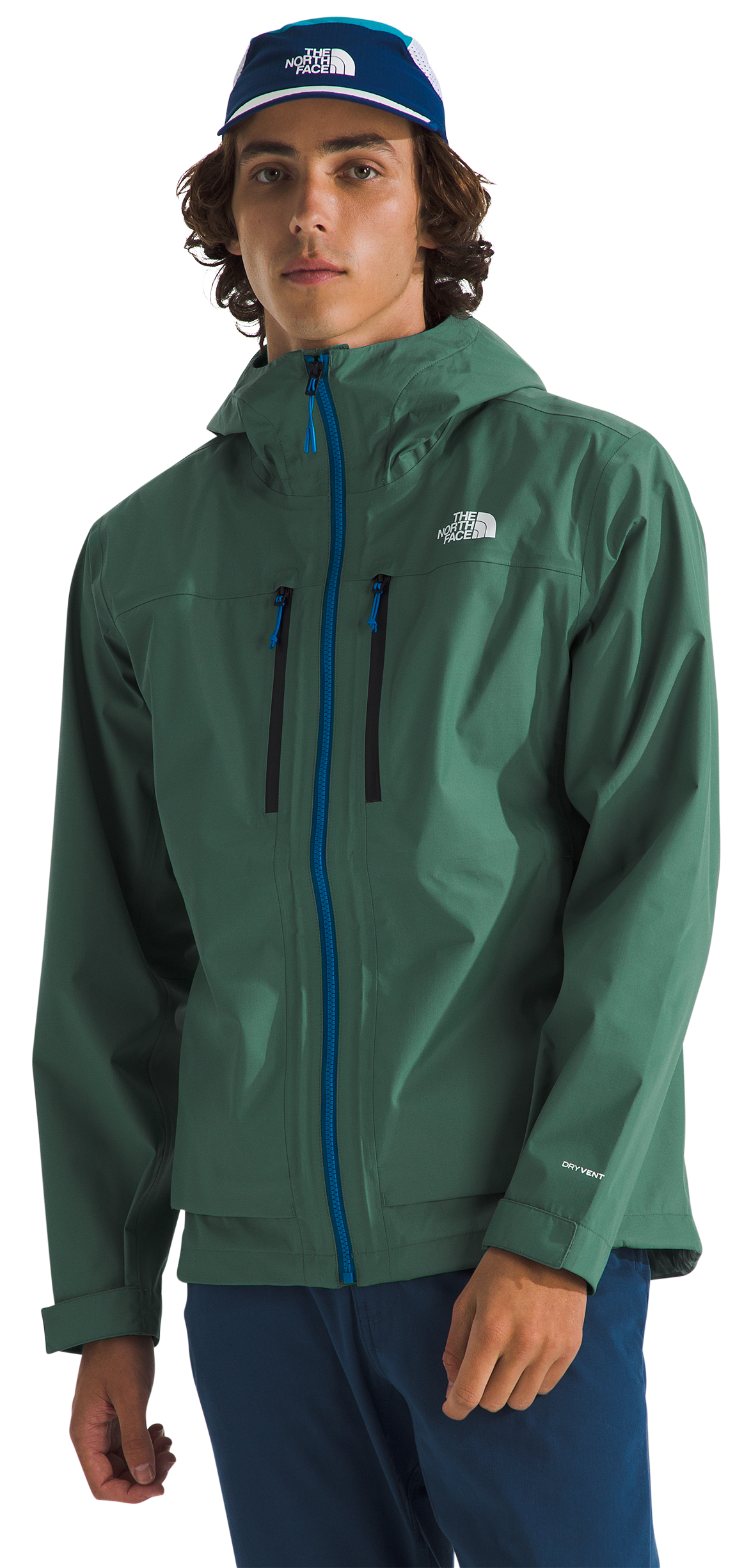 Image of The North Face Terrain Vista 3L Pro Jacket - Duck Green/Hero Blue