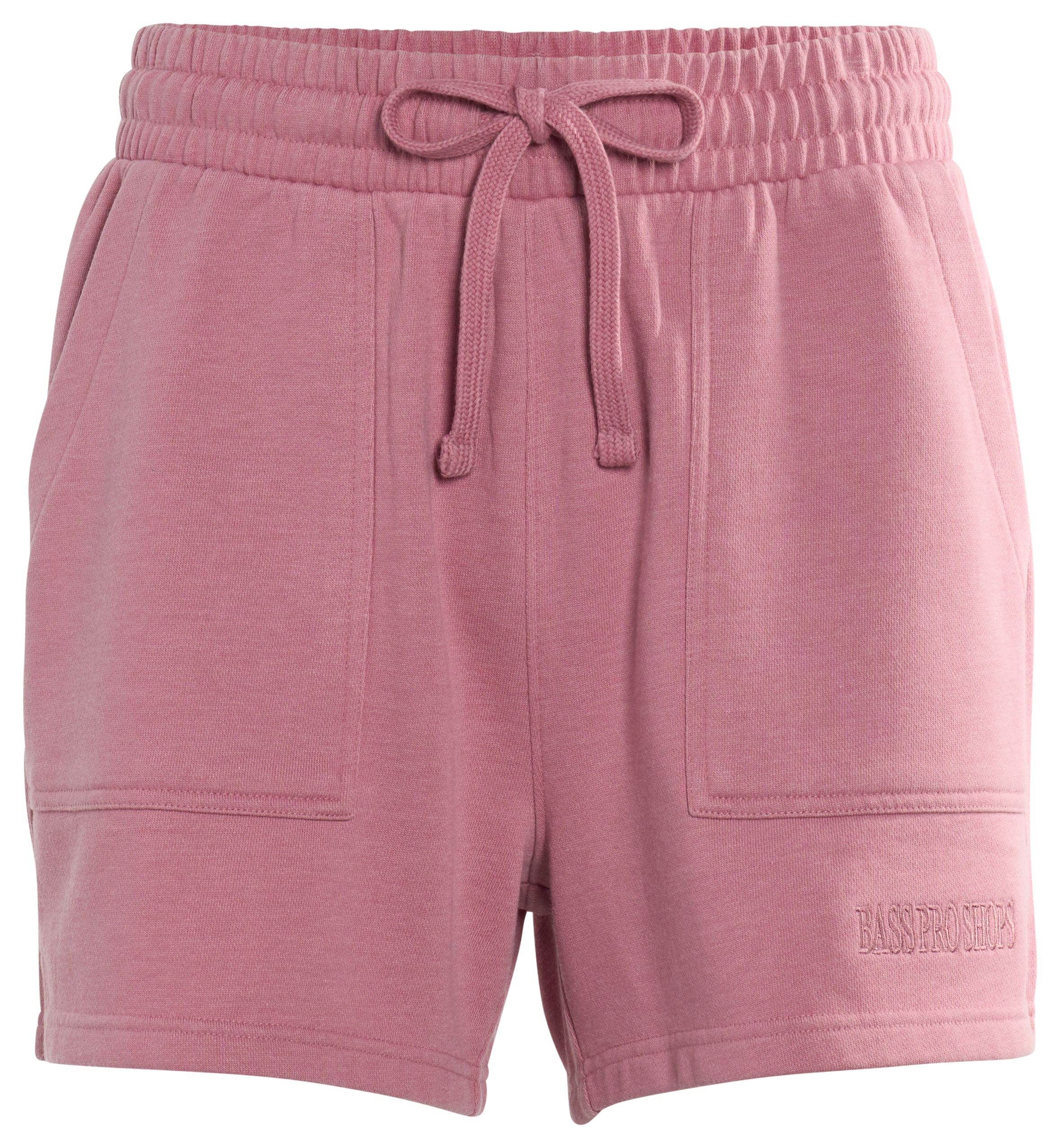 Bass Pro Shops Bass Pro Shops Embroidered Terry Shorts - Foxglove - $19.99 at Bass Pro Shops