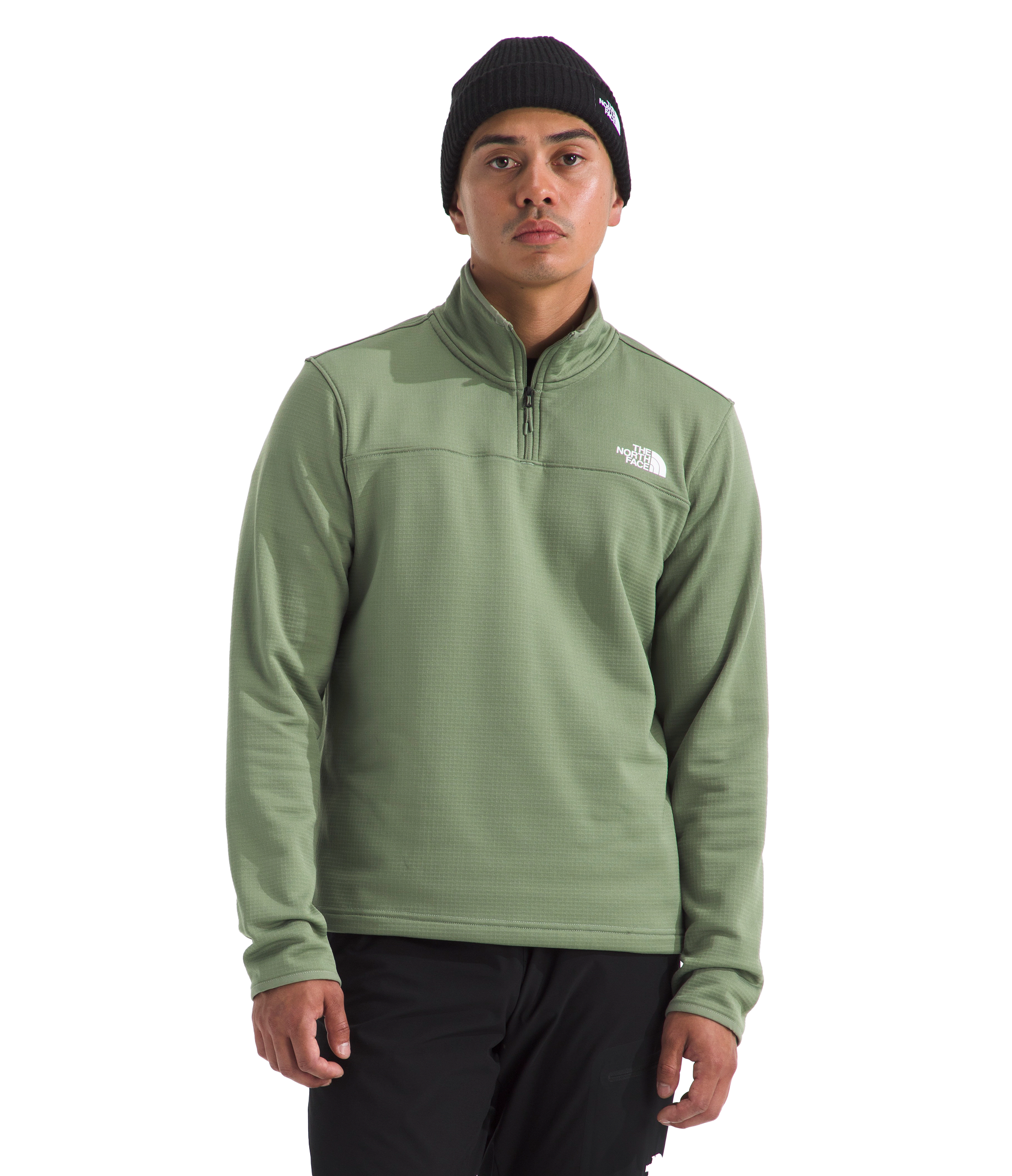 Image of The North Face Cedar Trail Grid Fleece Quarter-Zip Pullover