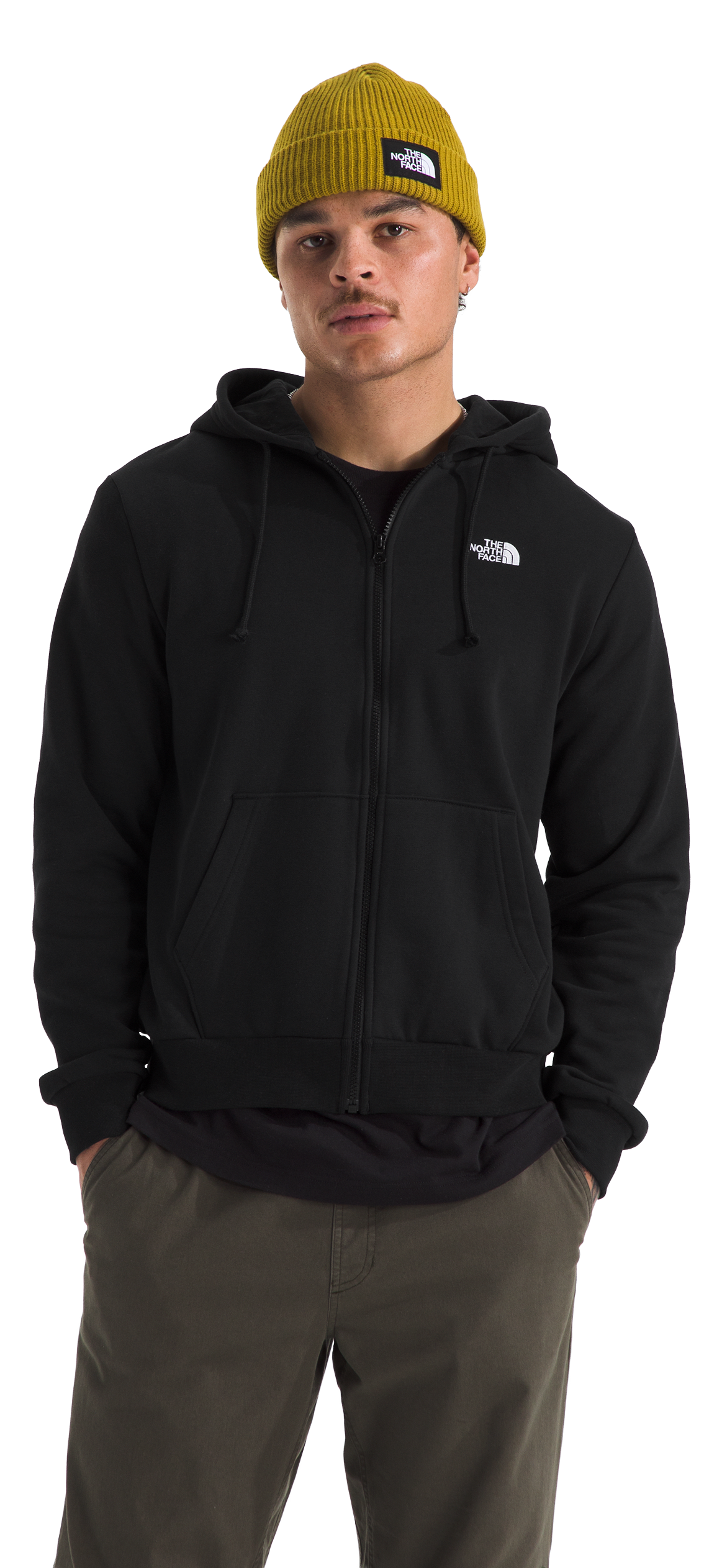 Image of The North Face Evolution Simple Dome Full-Zip Hoodie - TNF Black