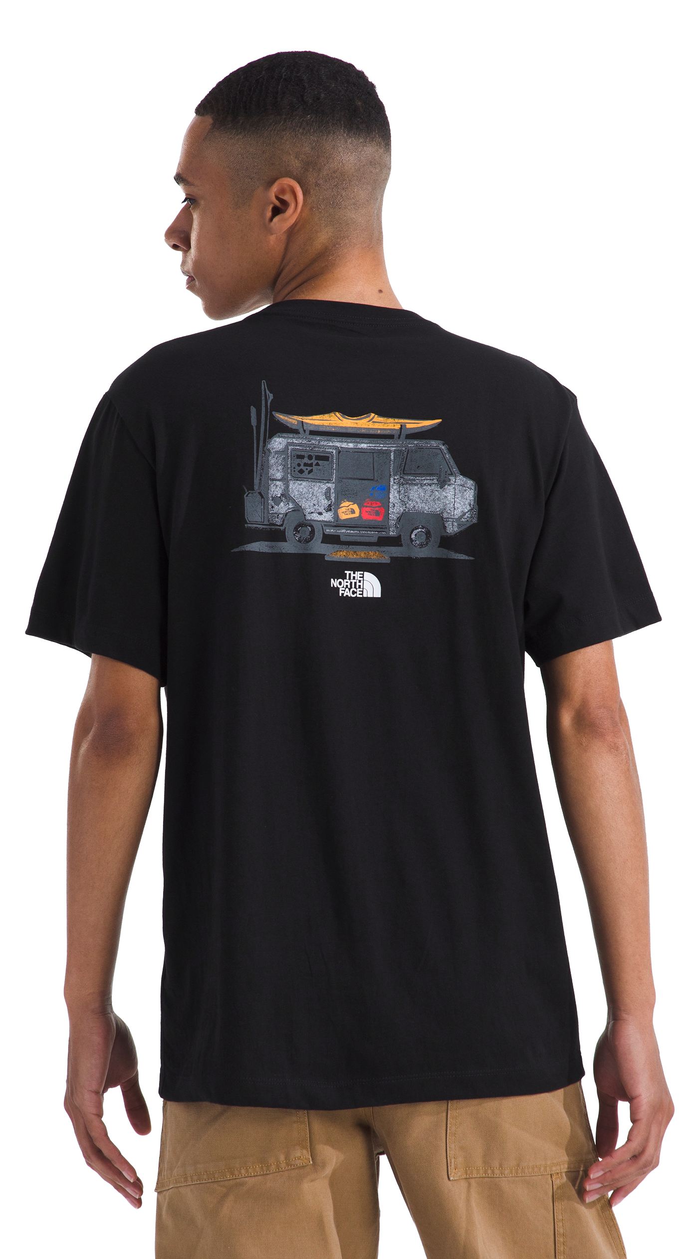 Image of The North Face Evolution Van Life Graphic Short-Sleeve T-Shirt - TNF Black - 3XL
