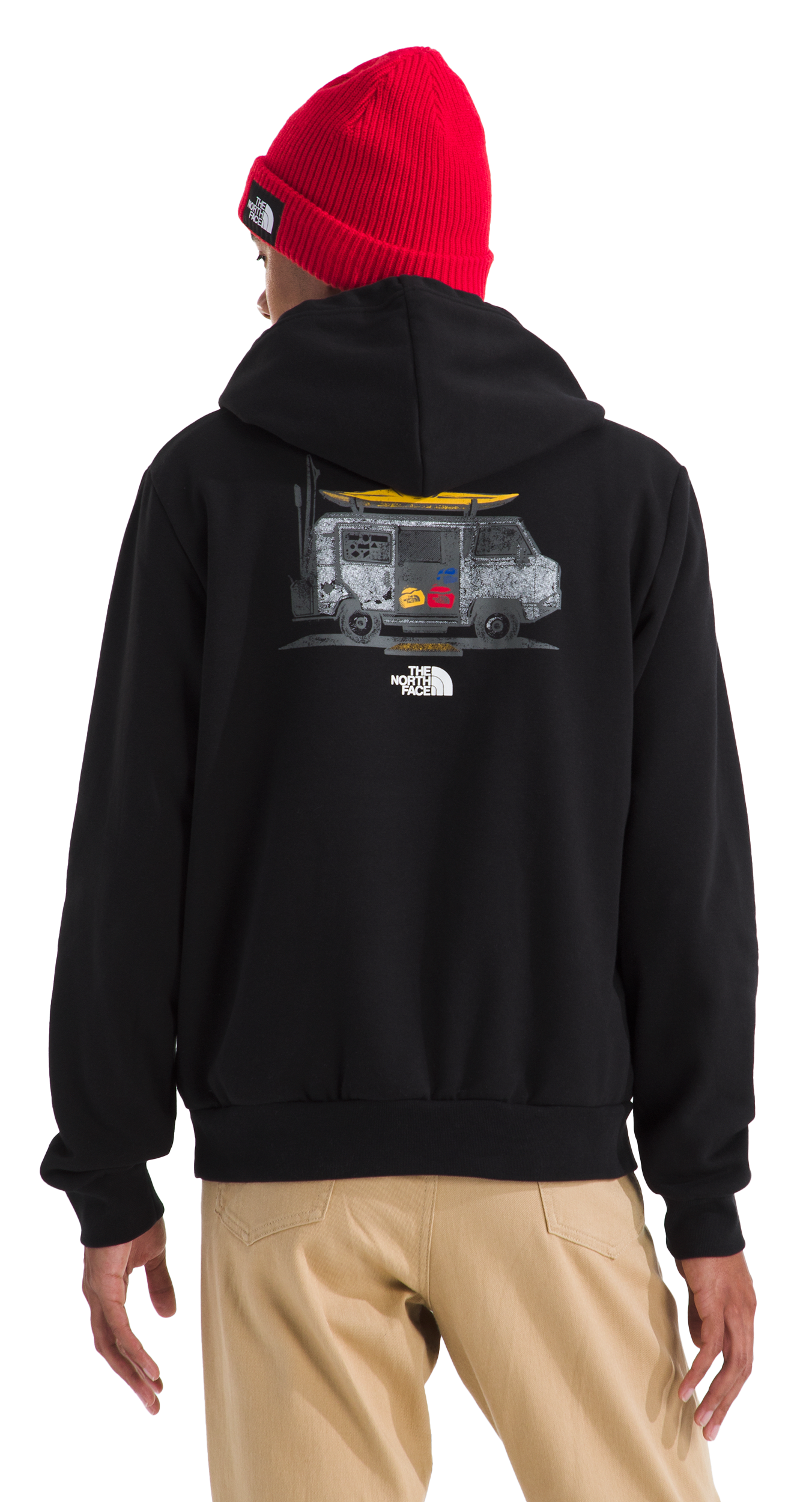 Image of The North Face Evolution Van Life Graphic Hoodie - TNF Black - XXL