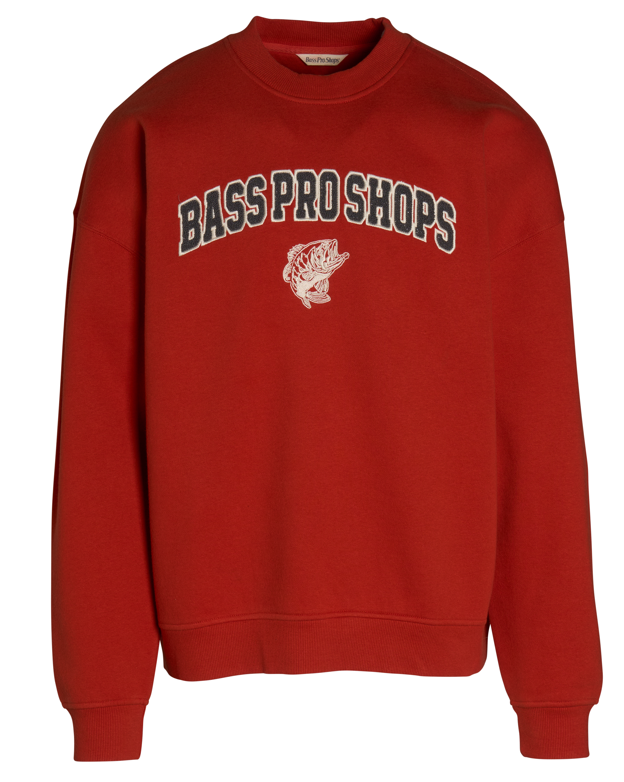 Image of Bass Pro Shops Vintage Crew-Neck Long-Sleeve Sweatshirt - Roobios Tea