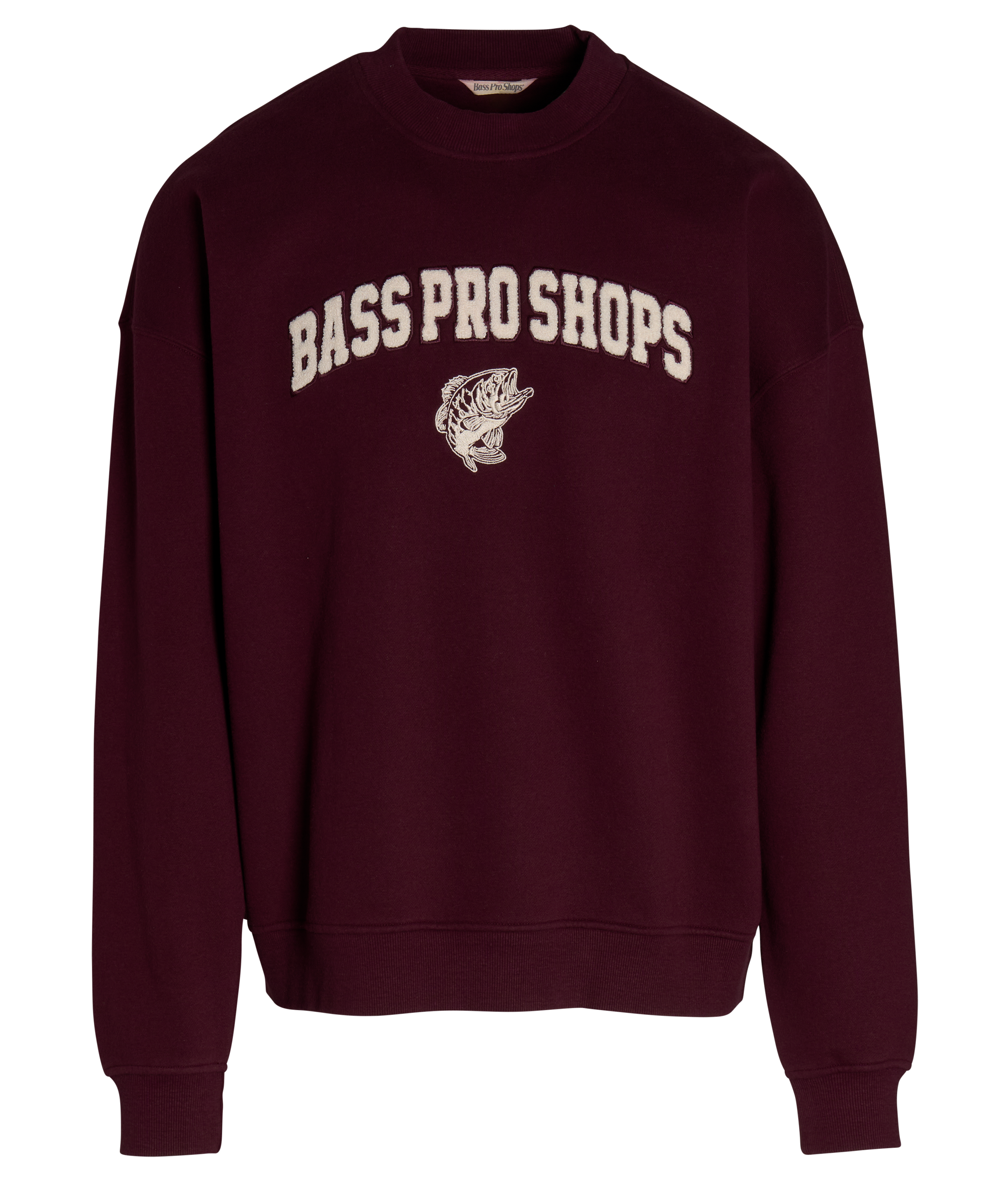 Image of Bass Pro Shops Vintage Crew-Neck Long-Sleeve Sweatshirt - Fig