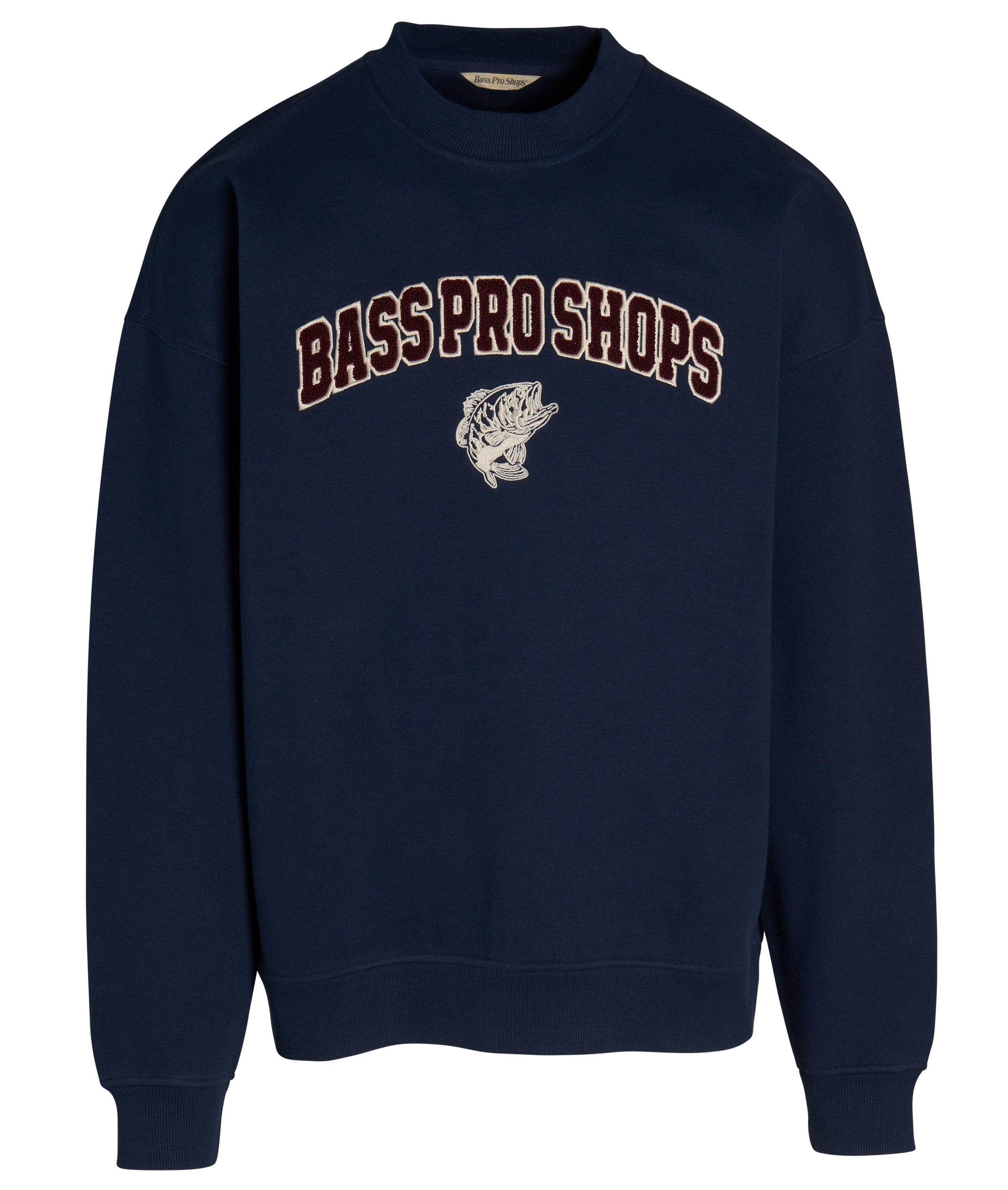 Image of Bass Pro Shops Vintage Crew-Neck Long-Sleeve Sweatshirt - Dress Blues
