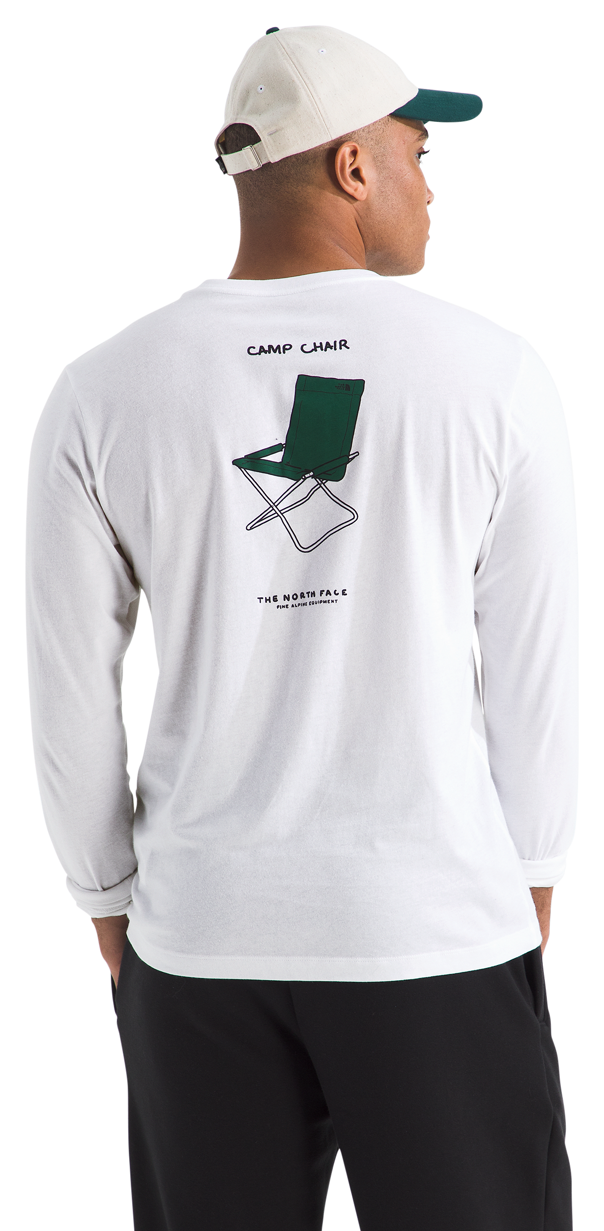 Image of The North Face Sketch Logo Camp Chair Graphic Short-Sleeve T-Shirt - TNF White - S