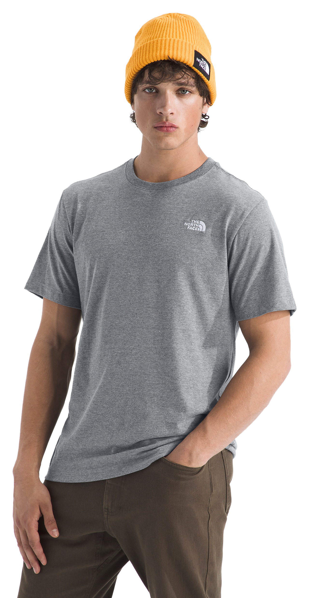Image of The North Face Evolution Simple Dome Short-Sleeve T-Shirt - TNF Mid Grey Heather