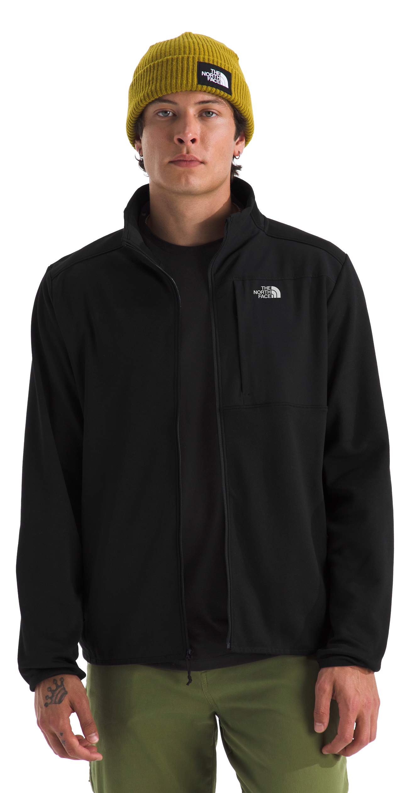 Image of The North Face Performance Fleece Full-Zip Jacket - TNF Black - XXL