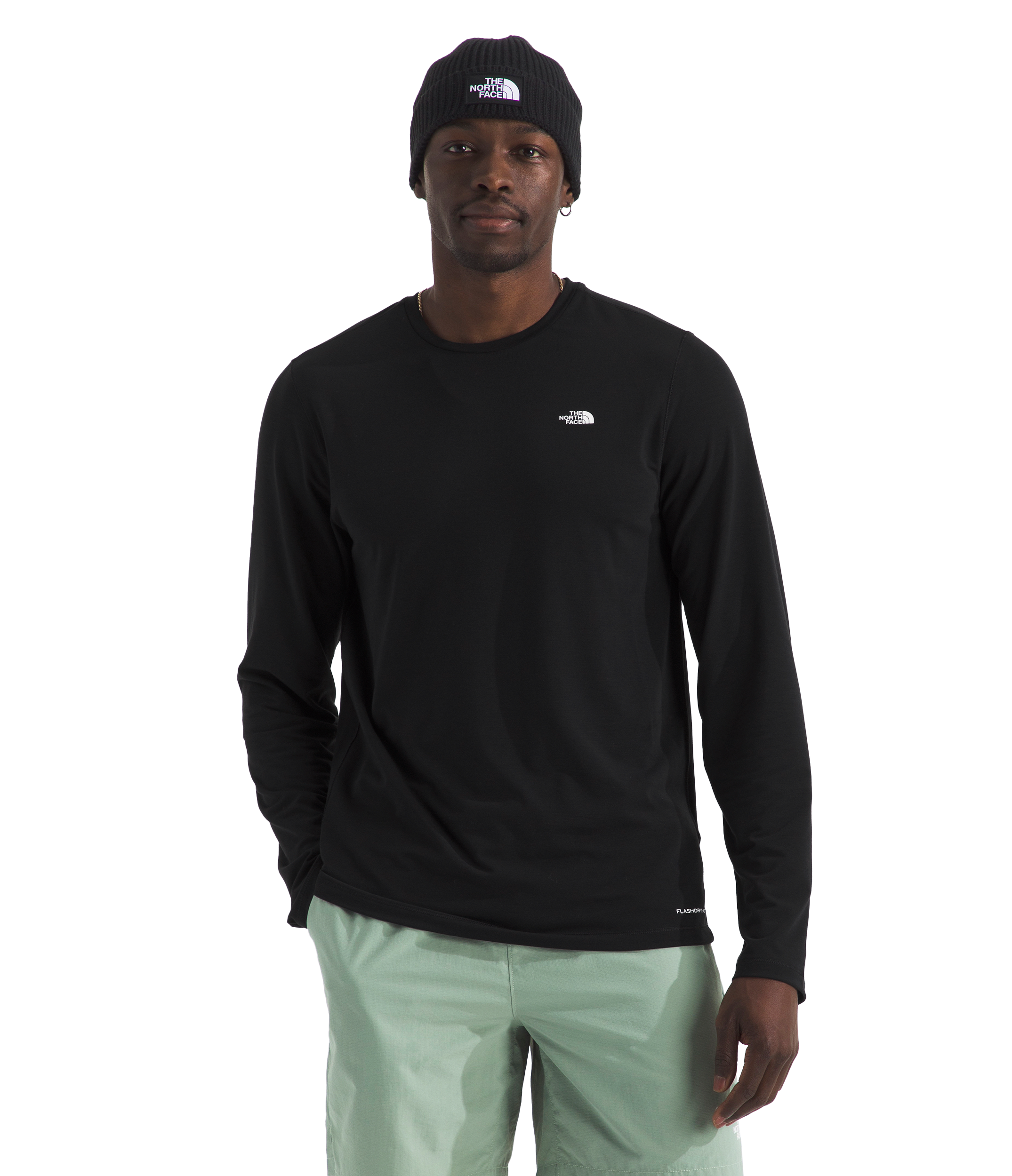 Image of The North Face Men's Adventure Long-Sleeve T-Shirt - TNF Black - L