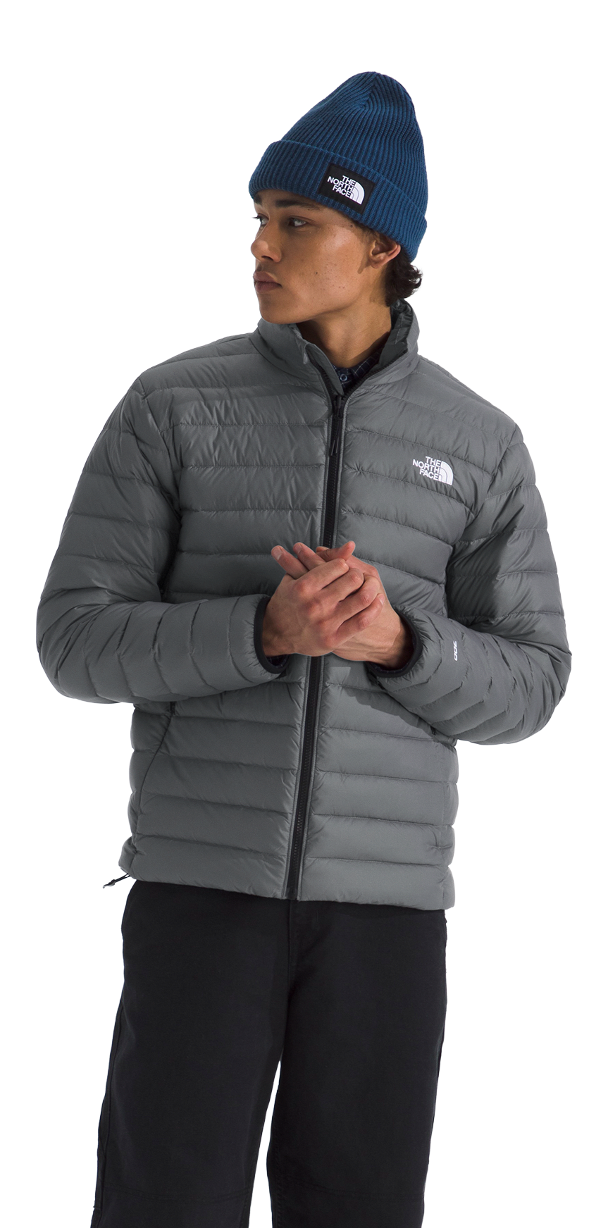 Image of The North Face Classic Down Jacket - Smoked Pearl