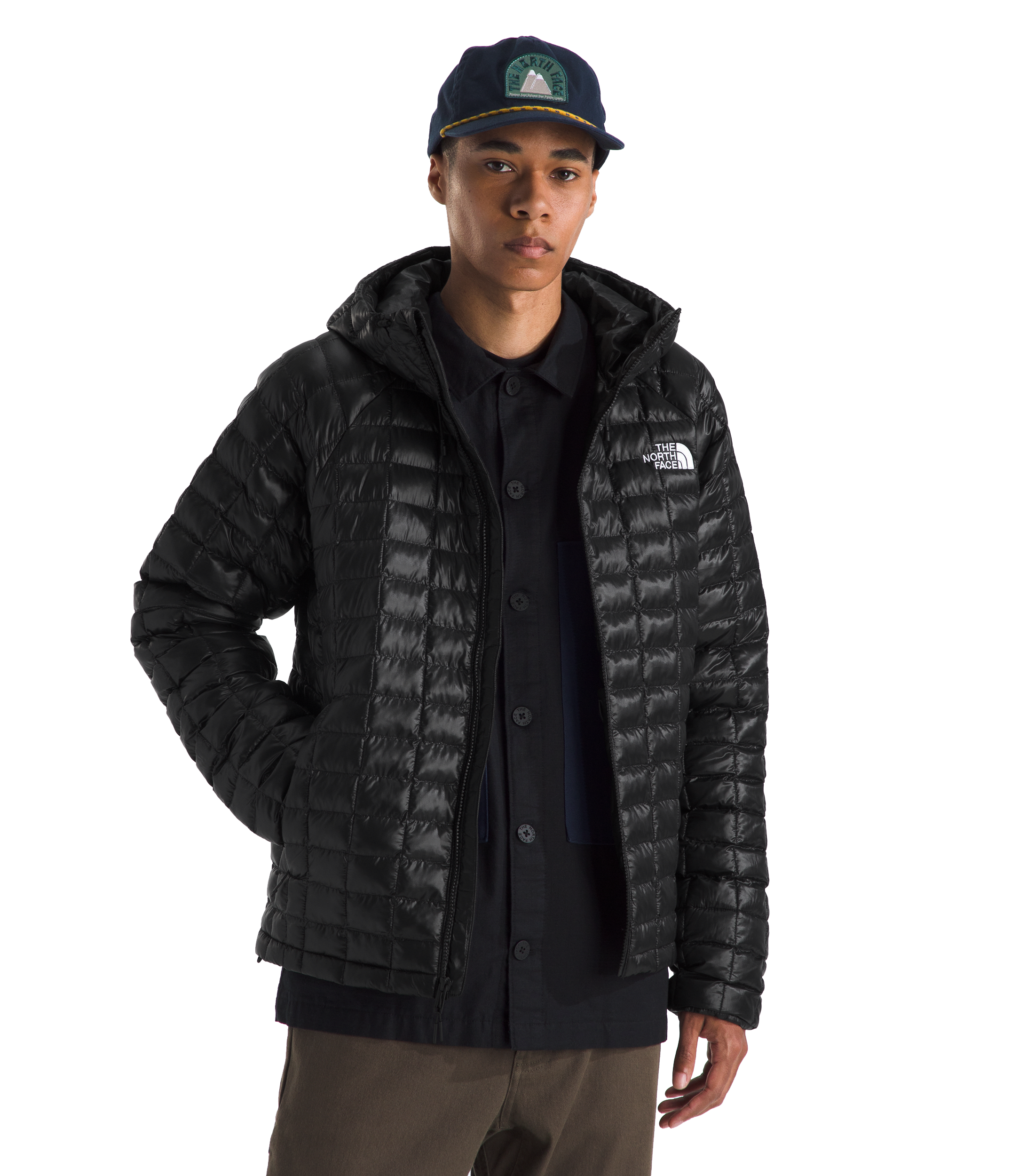 Image of The North Face THERMOBALL Hooded Jacket - TNF Black - S