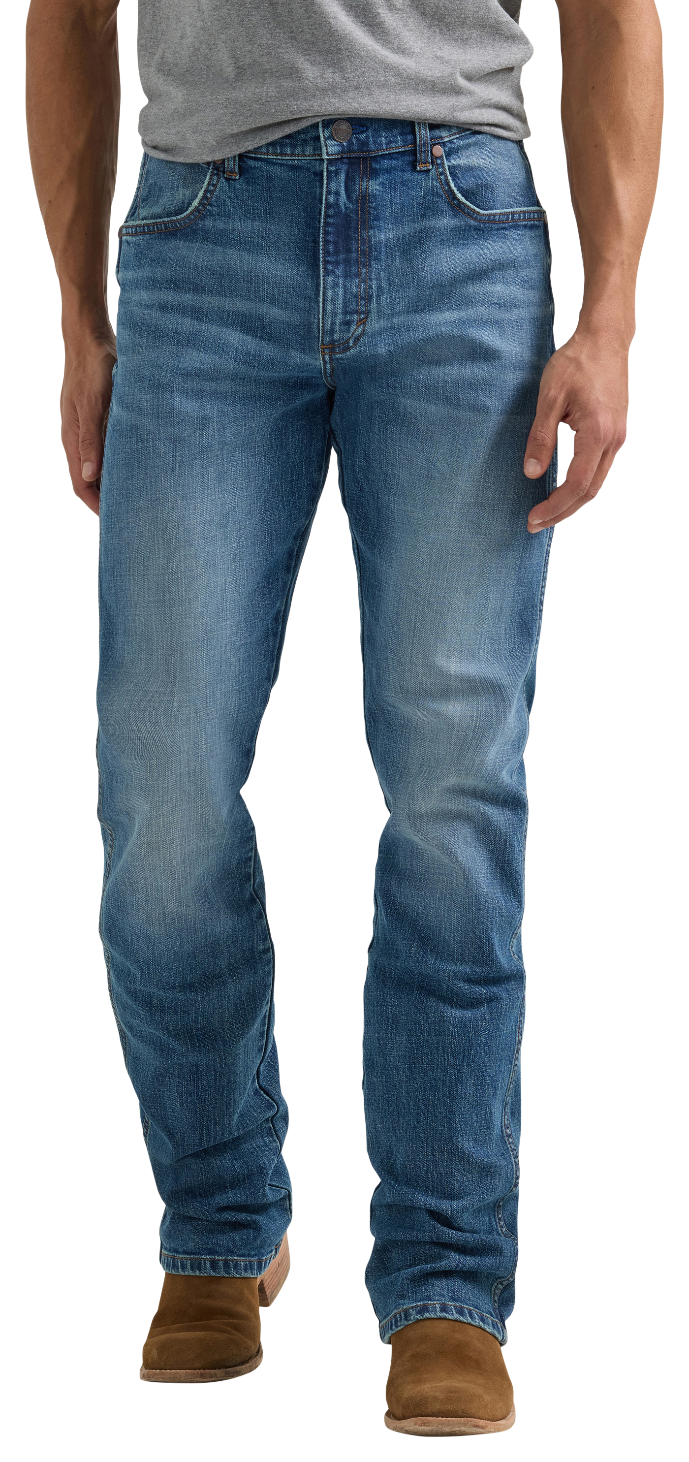 Image of Wrangler Retro Slim-Fit Bootcut Jeans