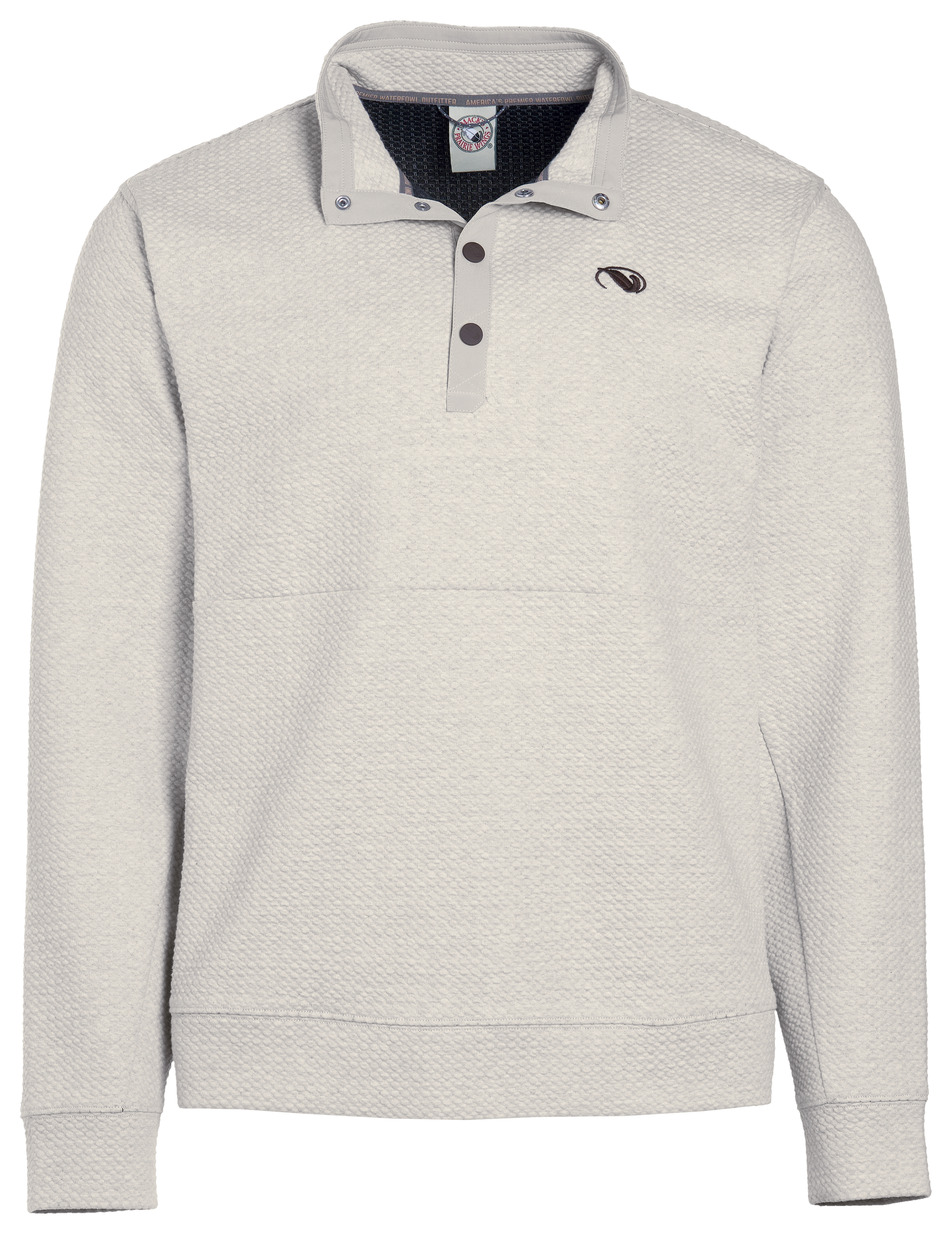 Image of Mack's Prairie Wings Scout Quarter-Snap Pullover for Youth - Pelican