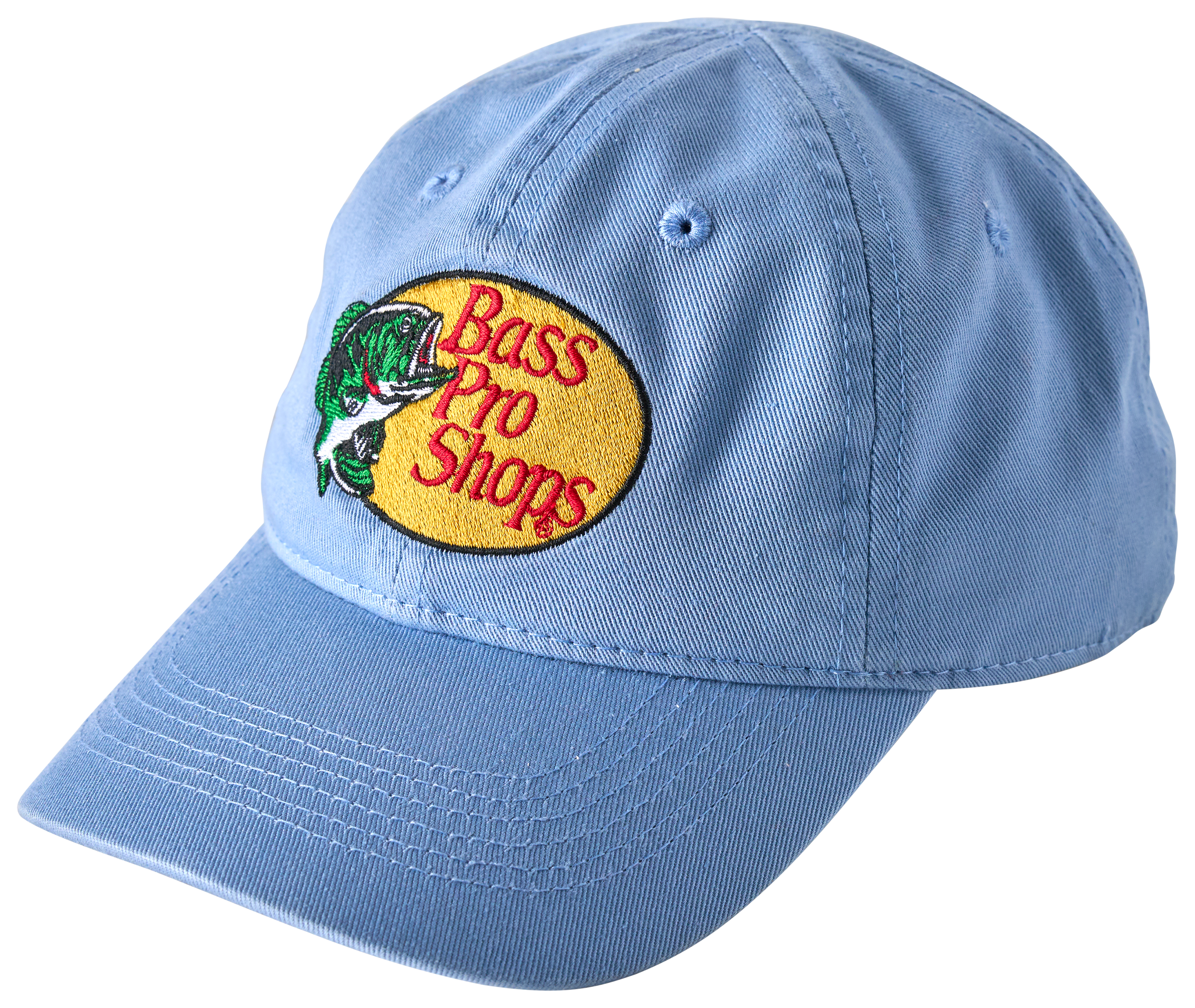 Image of Bass Pro Shops Leaping Bass Logo Twill Cap for Kids - Blue
