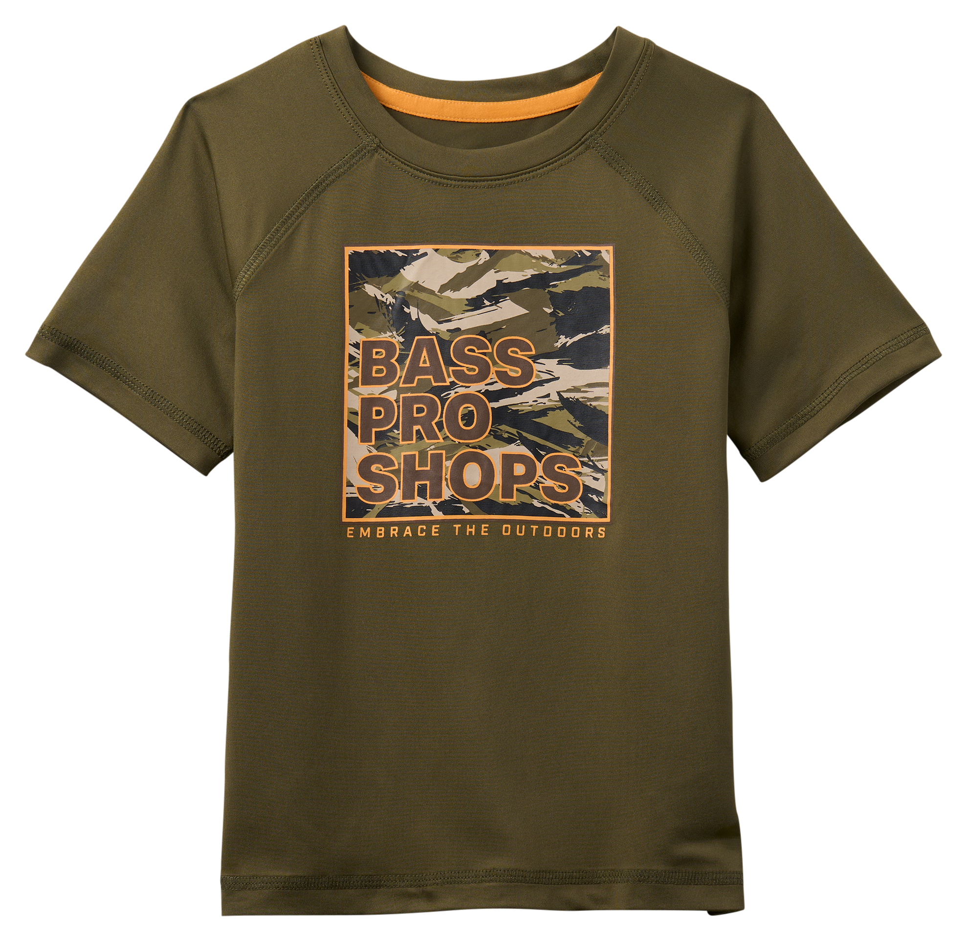 Image of Bass Pro Shops Embrace the Outdoors Short-Sleeve T-Shirt for Toddlers - Dark Olive