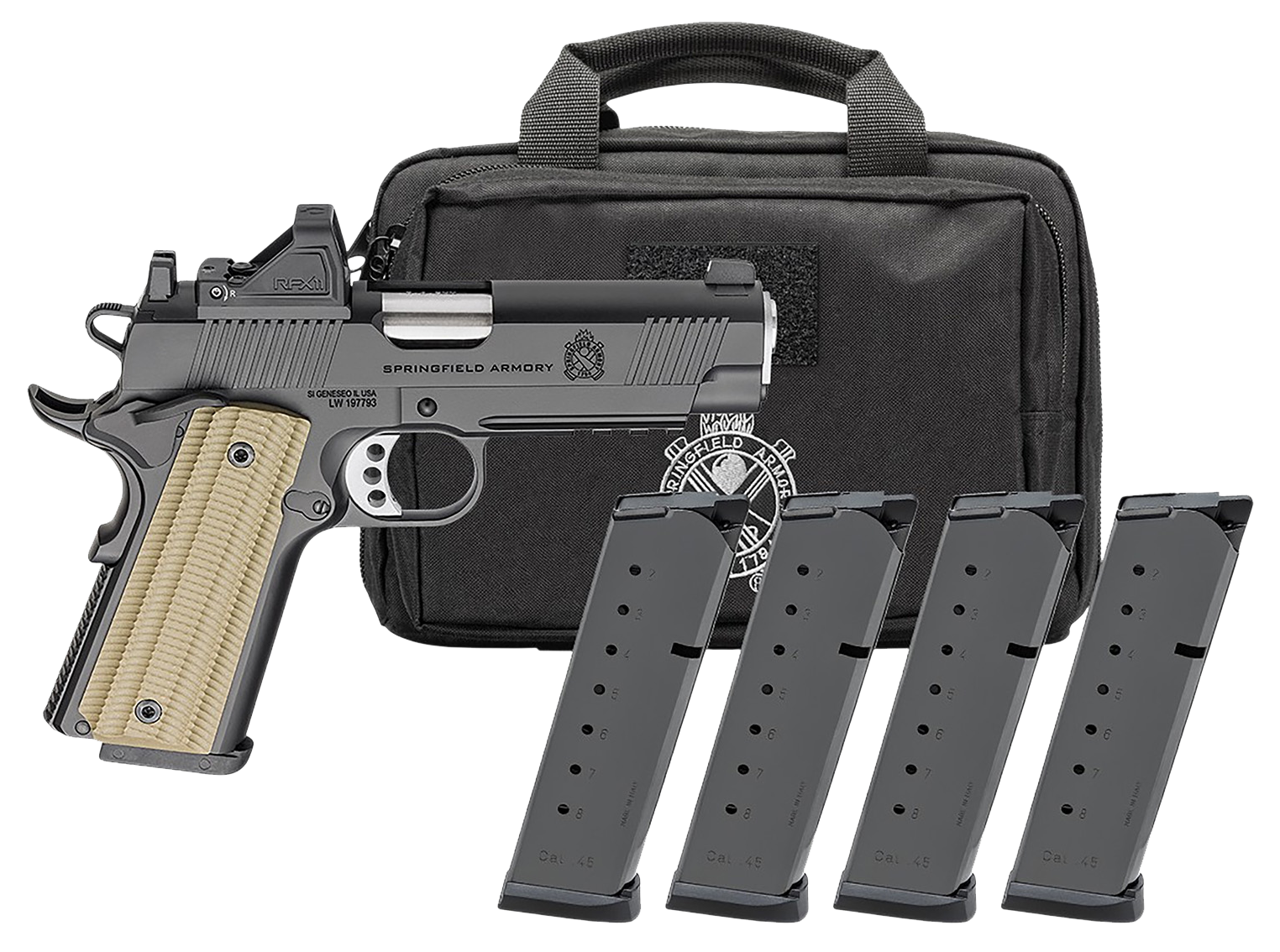 Image of Springfield Armory 1911 Operator AOS Semi-Auto Pistol with Gear Pac