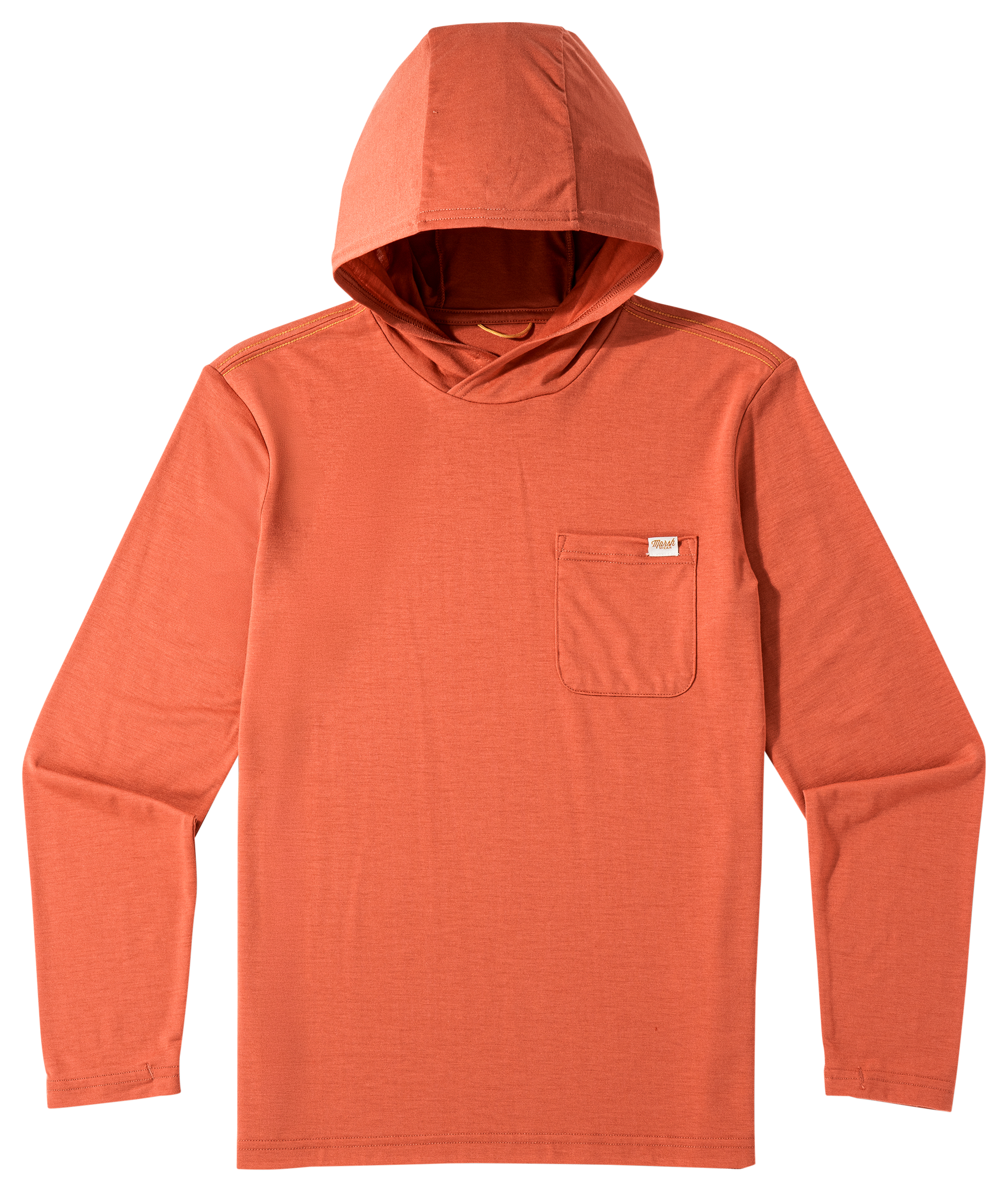 Image of Marsh Wear Buxton Tech Hoodie for Kids - Lobster Heather