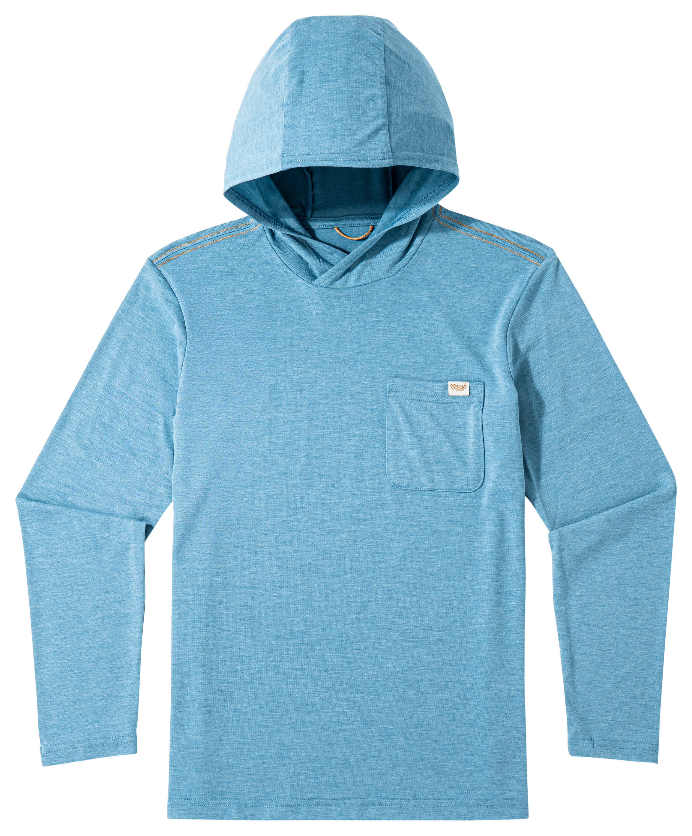 Image of Marsh Wear Buxton Tech Hoodie for Kids - Niagara Mist Heather
