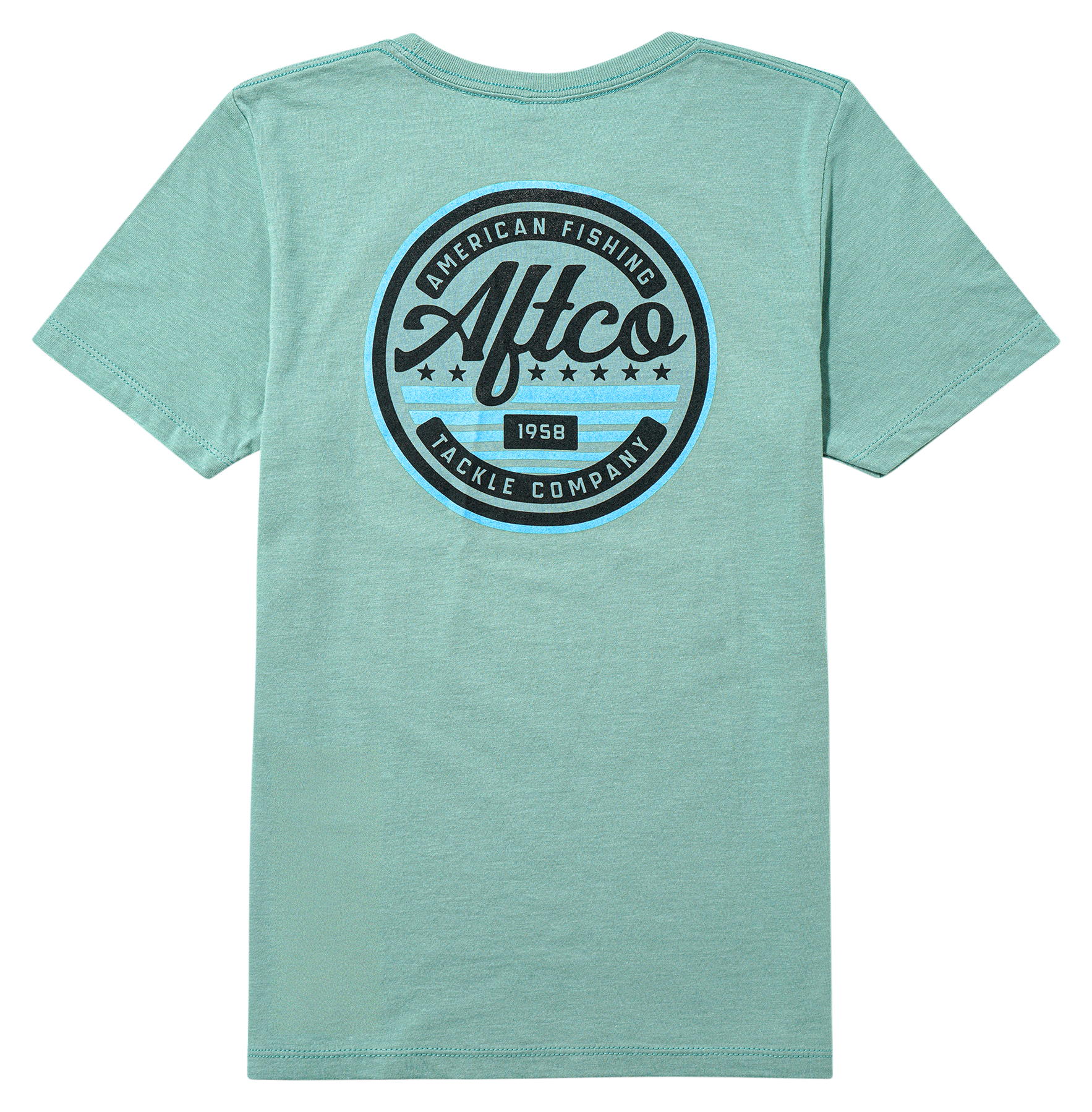 Image of AFTCO United Short-Sleeve T-Shirt for Kids - Agate Heather