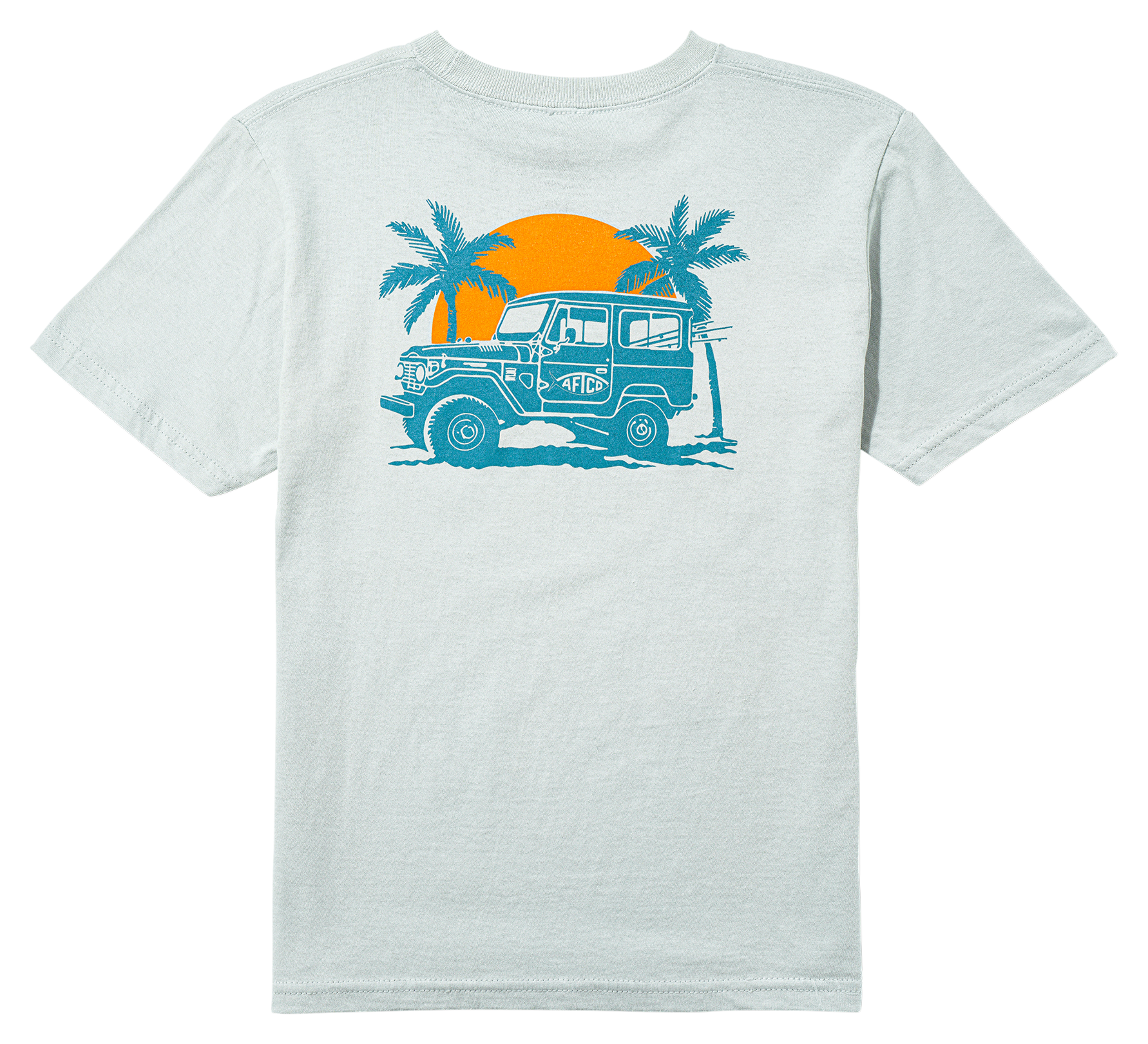 Image of AFTCO Nomad Short-Sleeve T-Shirt for Kids - Silver