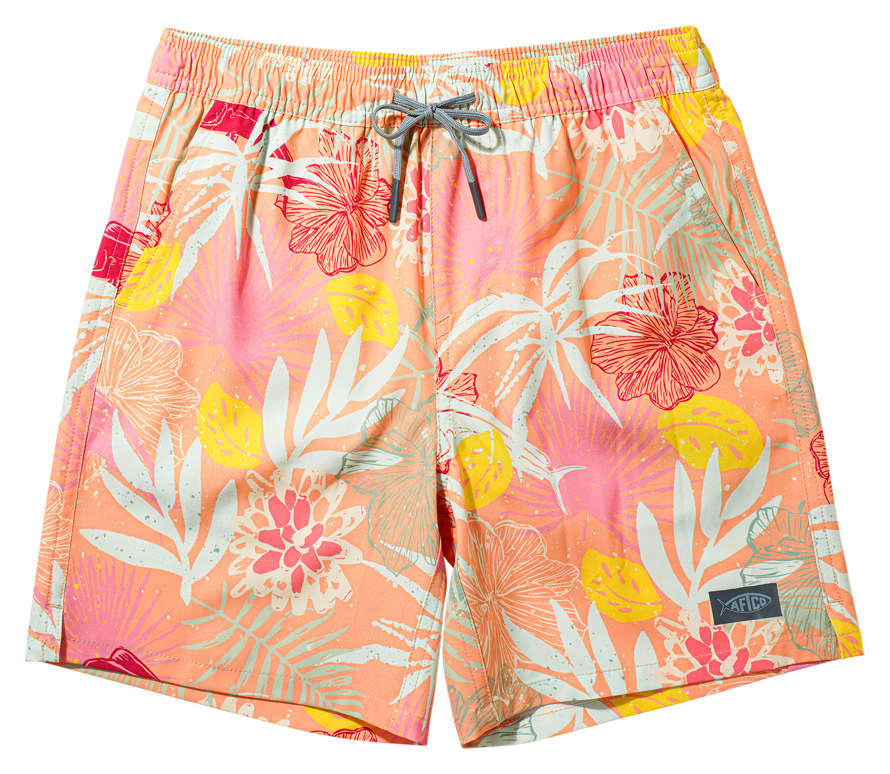 Image of AFTCO Strike Swim Shorts for Kids - Sunrise