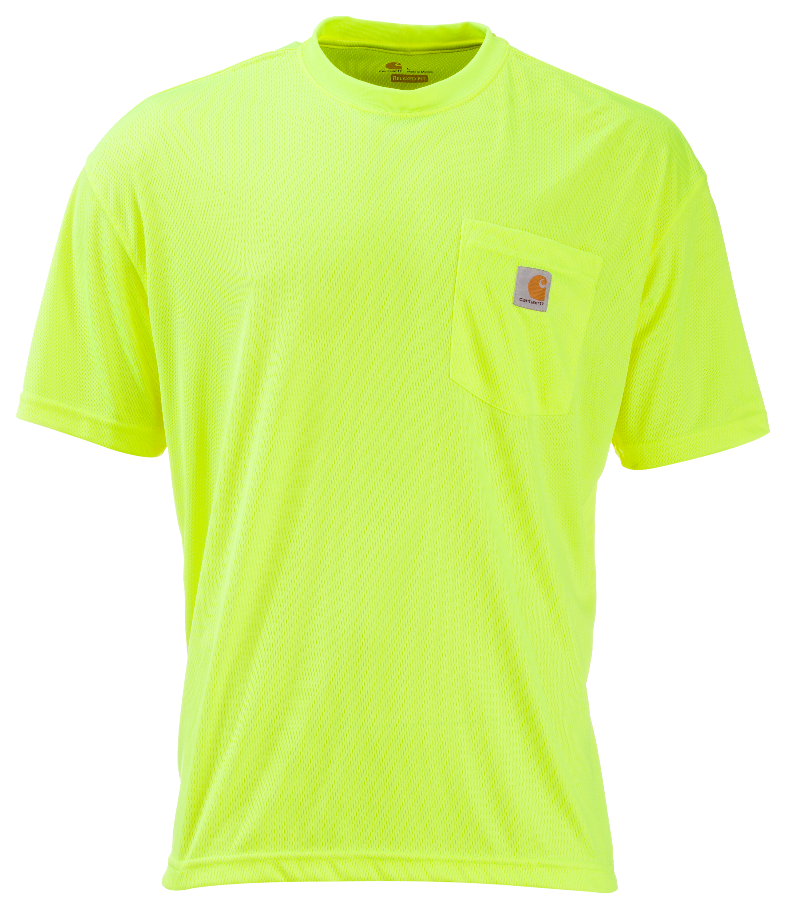 Image of Carhartt Force Color-Enhanced Short-Sleeve T-Shirt for Men - Brite Lime