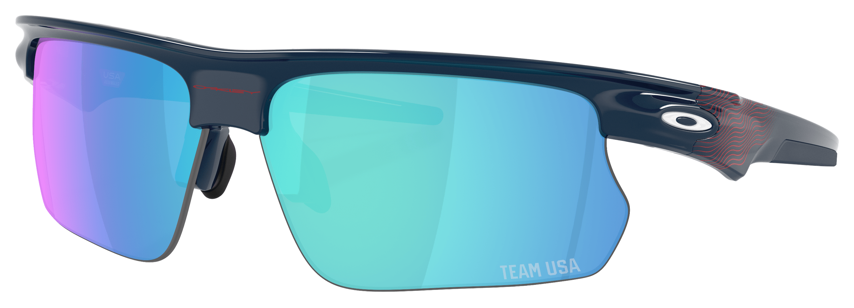 Oakley BiSphaera Team USA OO9400 Prizm Grey Mrror Sunglasses
